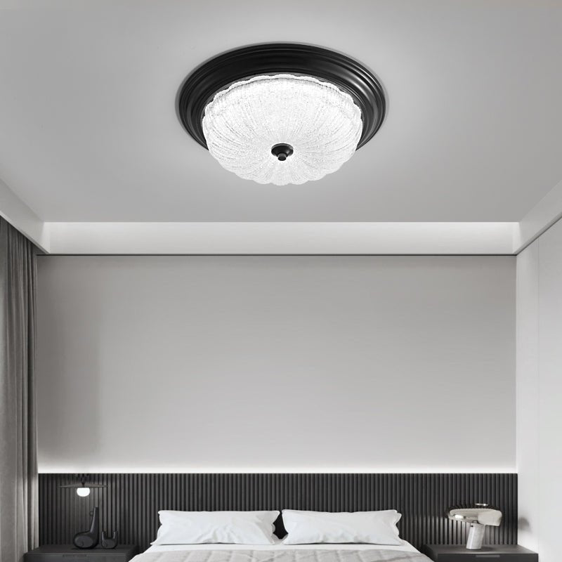 Aurevielle Ceiling Lamp | Crystal Glass & Brass | White