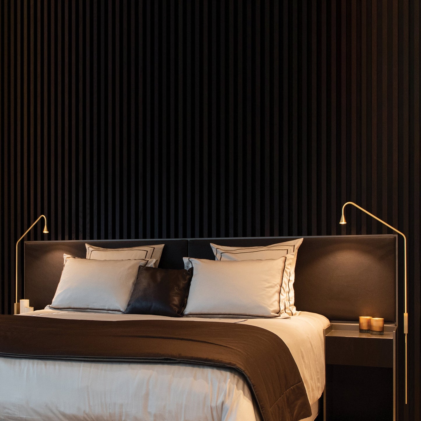 Wall Lamp Set of 2 | Metal | Gold and Black