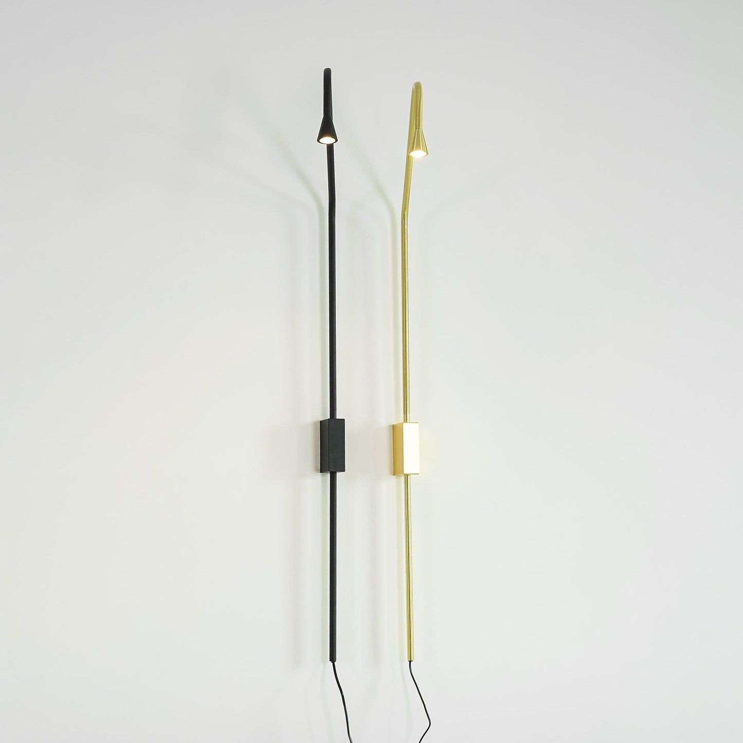 Wall Lamp Set of 2 | Metal | Gold and Black