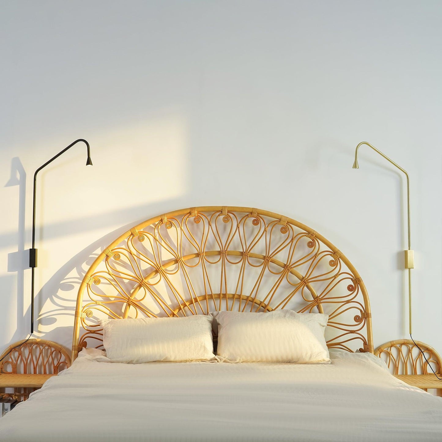 Wall Lamp Set of 2 | Metal | Gold and Black