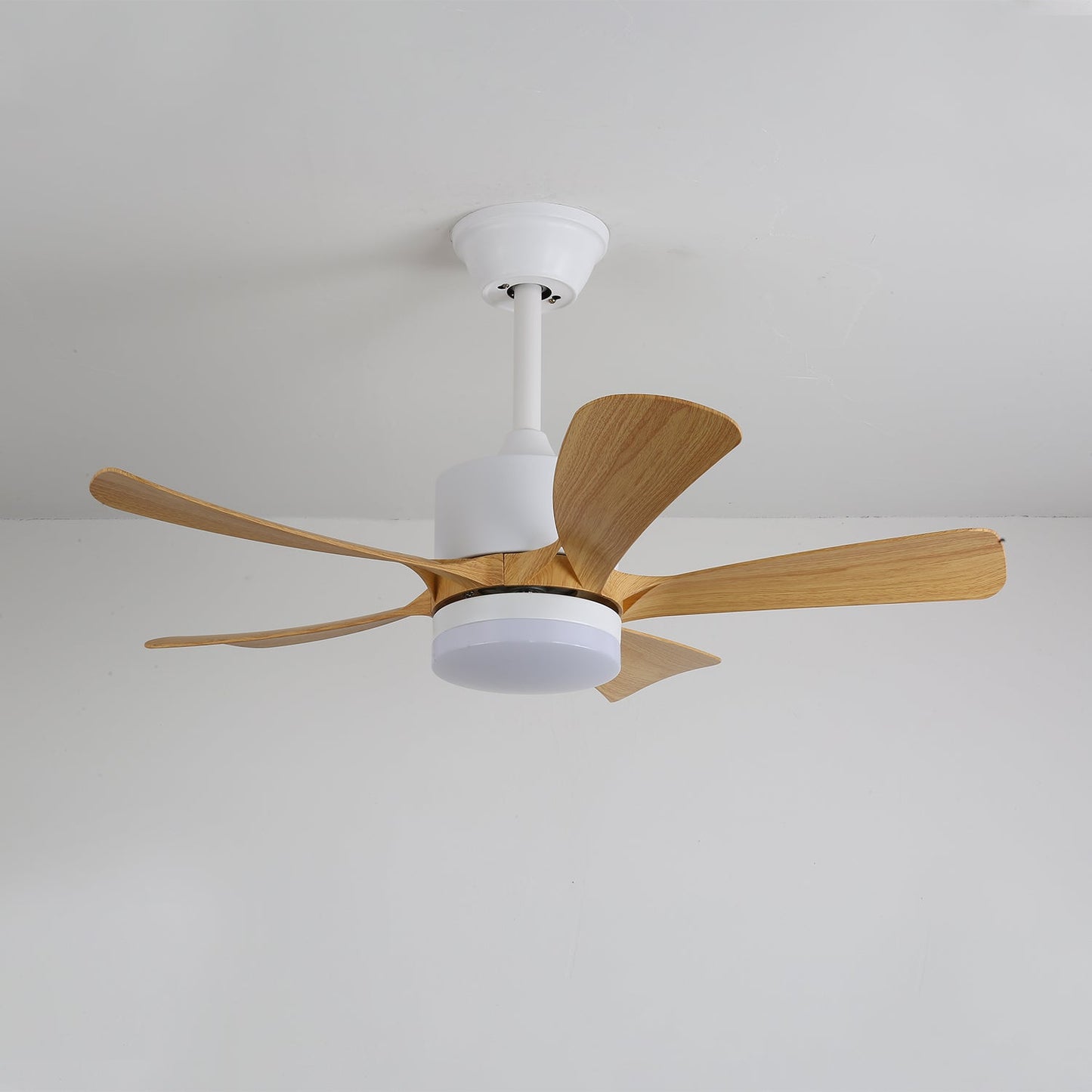 Avenli Ceiling Fan Light | Wood Blades | White