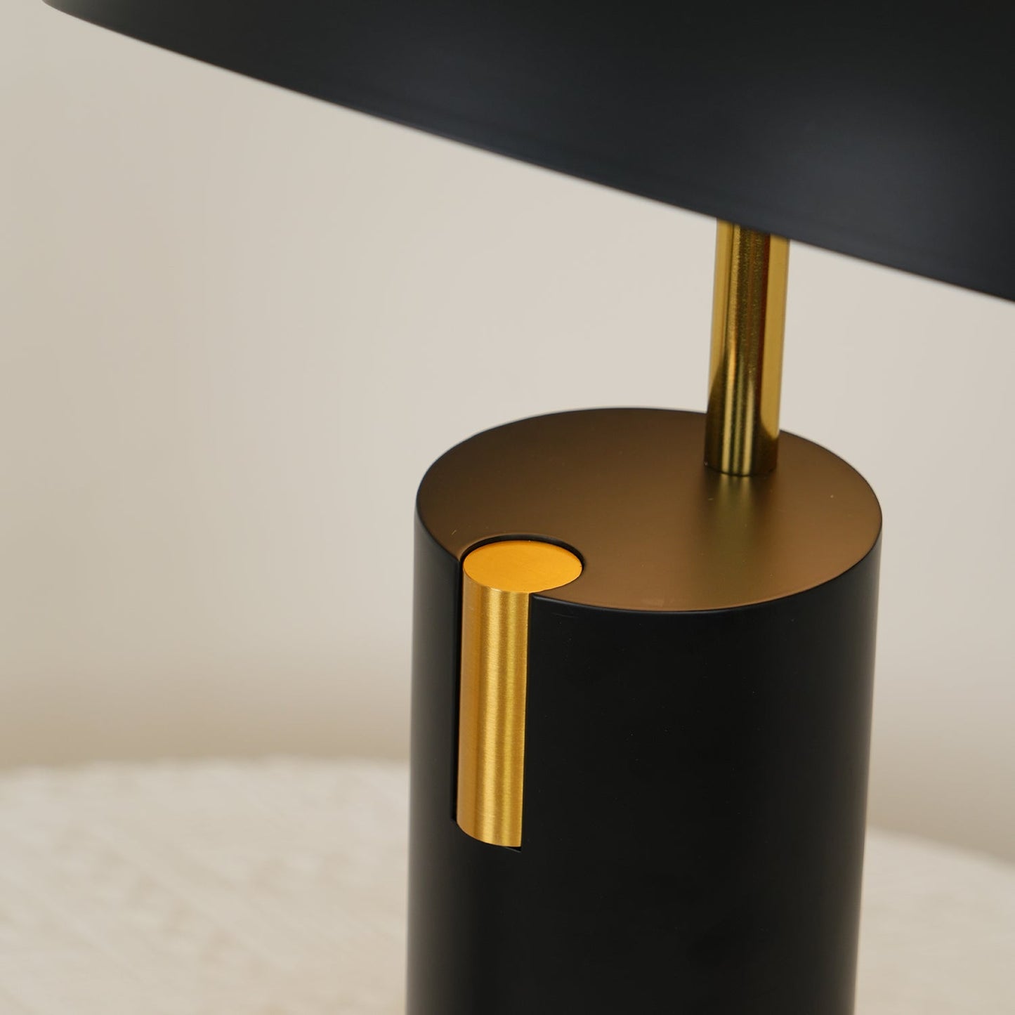 Avo Table Lamp | Iron, Stainless Steel, Glass | Black, White, Red