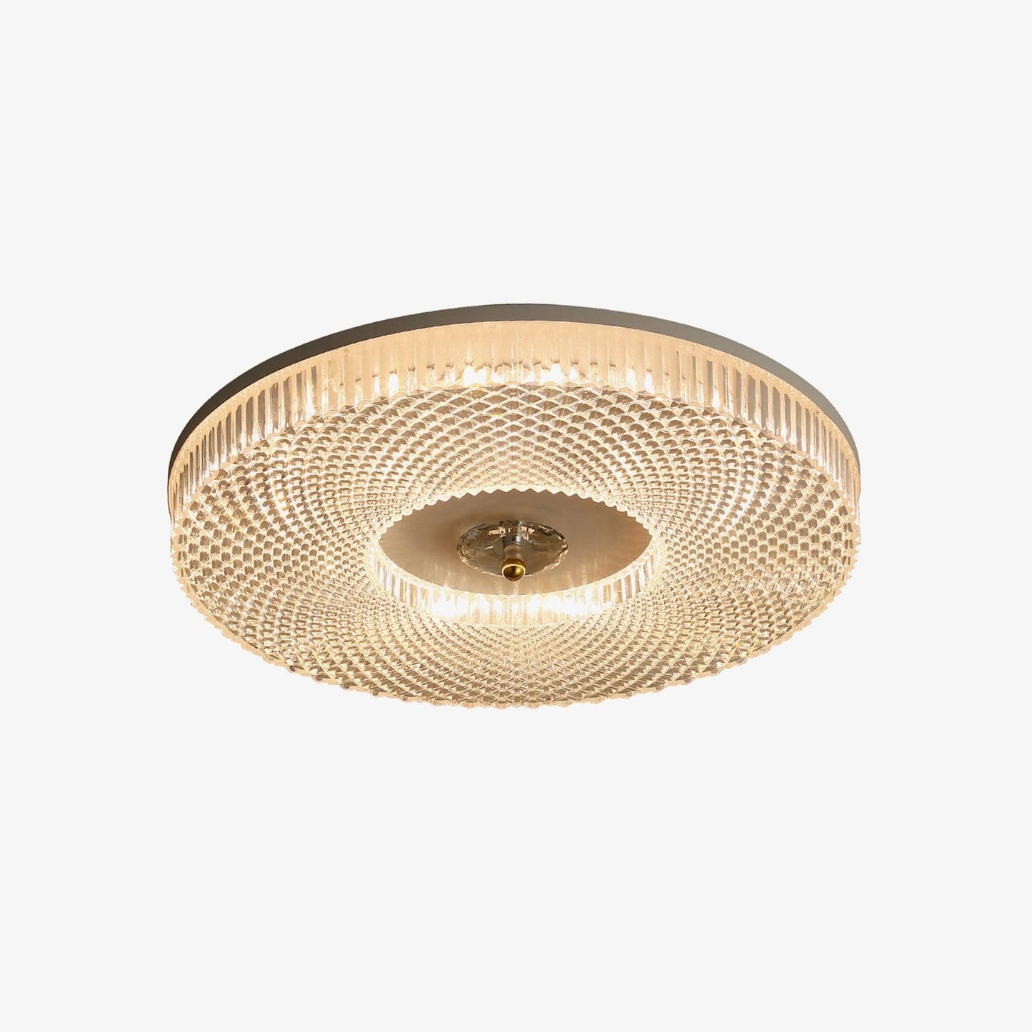 Ayla LED Flush Mount Ceiling Light | Metal & Acrylic | 40cm or 50cm Diameter