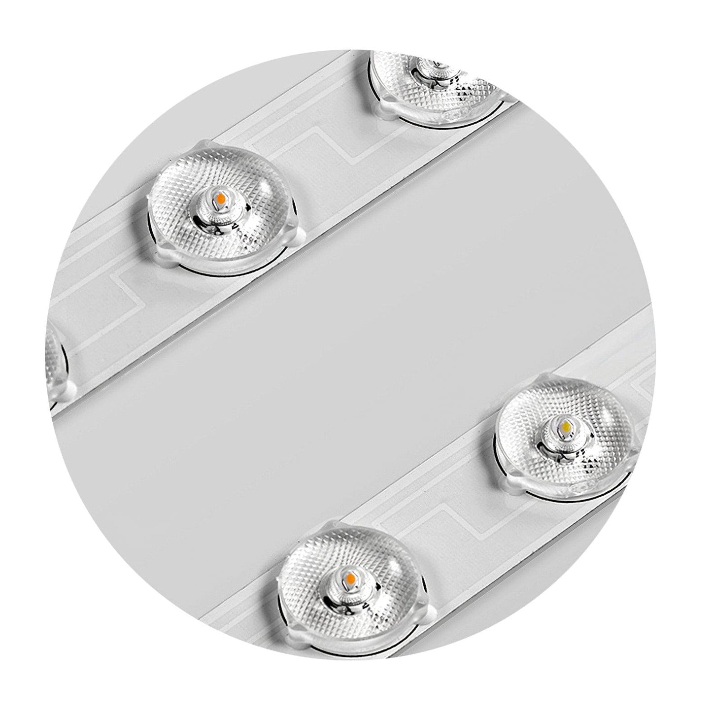 Ayla LED Flush Mount Ceiling Light | Metal & Acrylic | 40cm or 50cm Diameter