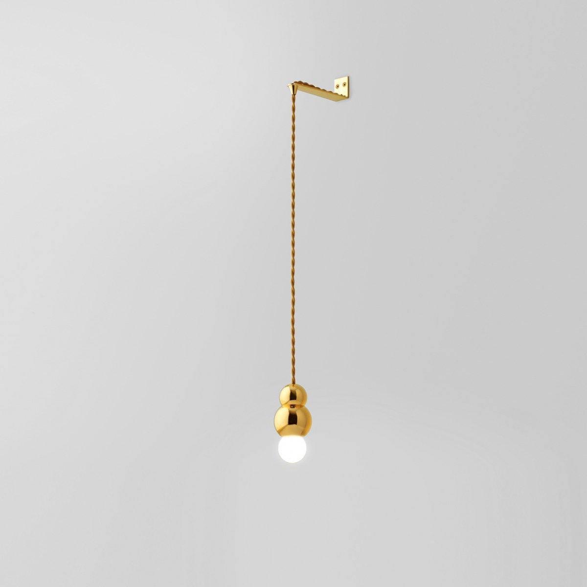 Ball Wall Light | Metal, Glass, Aluminum | Black, Gold, Chrome
