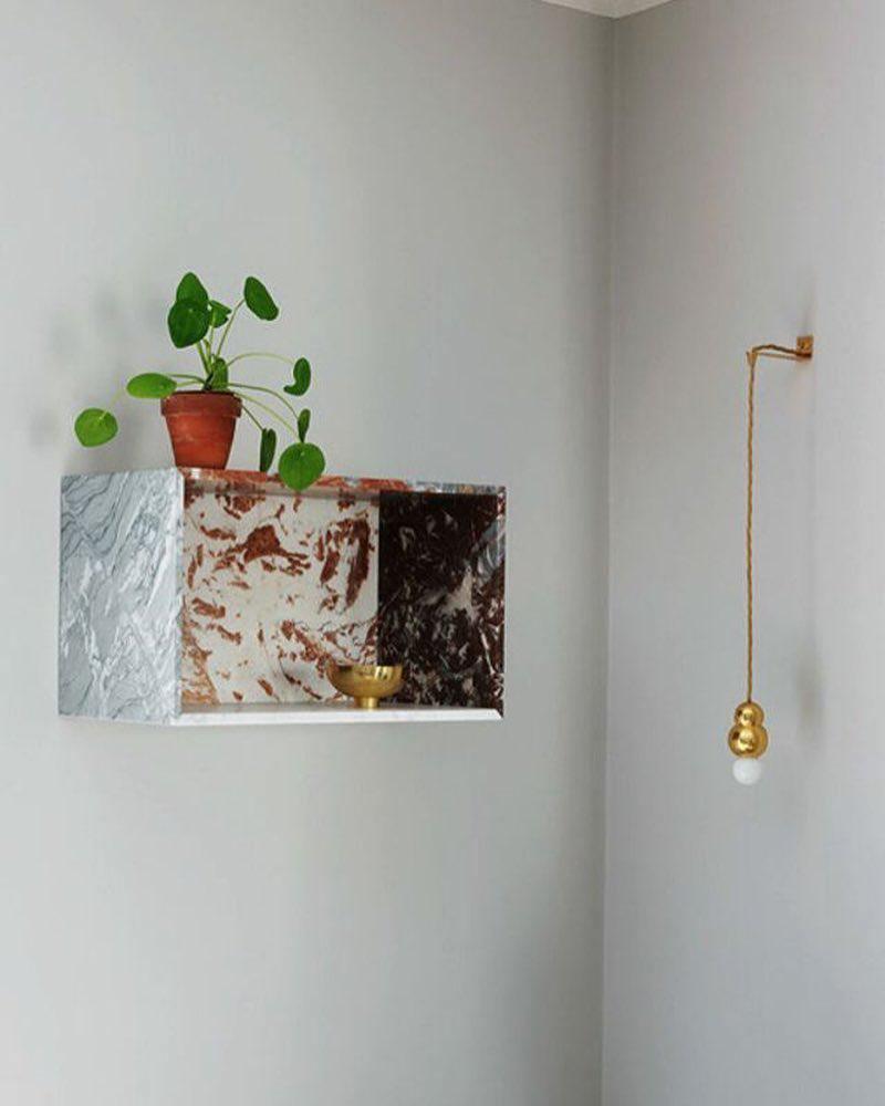 Ball Wall Light | Metal, Glass, Aluminum | Black, Gold, Chrome