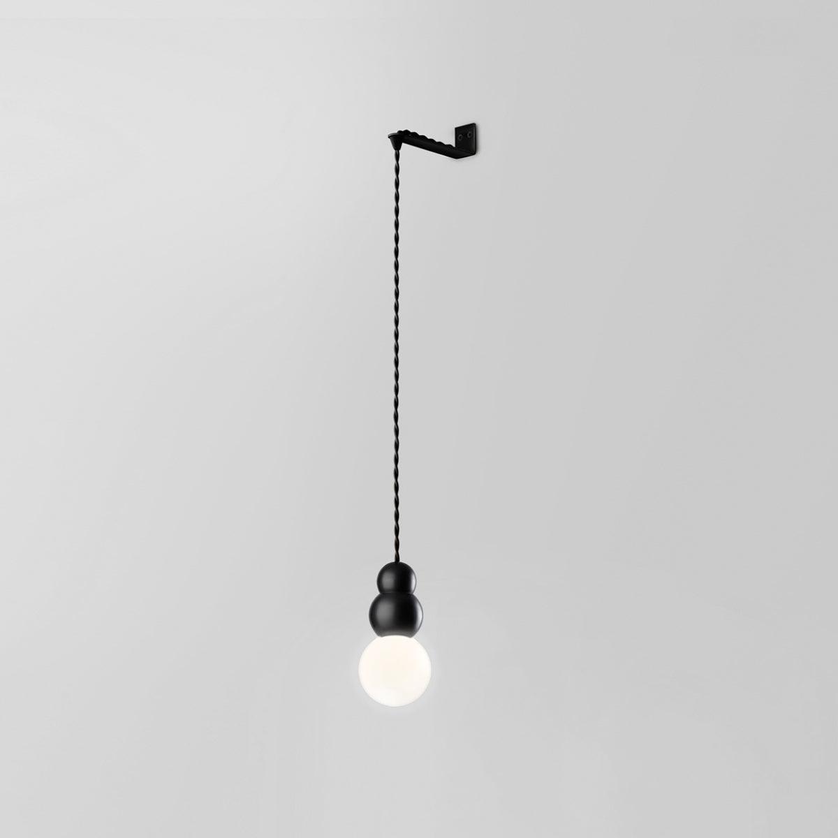 Ball Wall Light | Metal, Glass, Aluminum | Black, Gold, Chrome