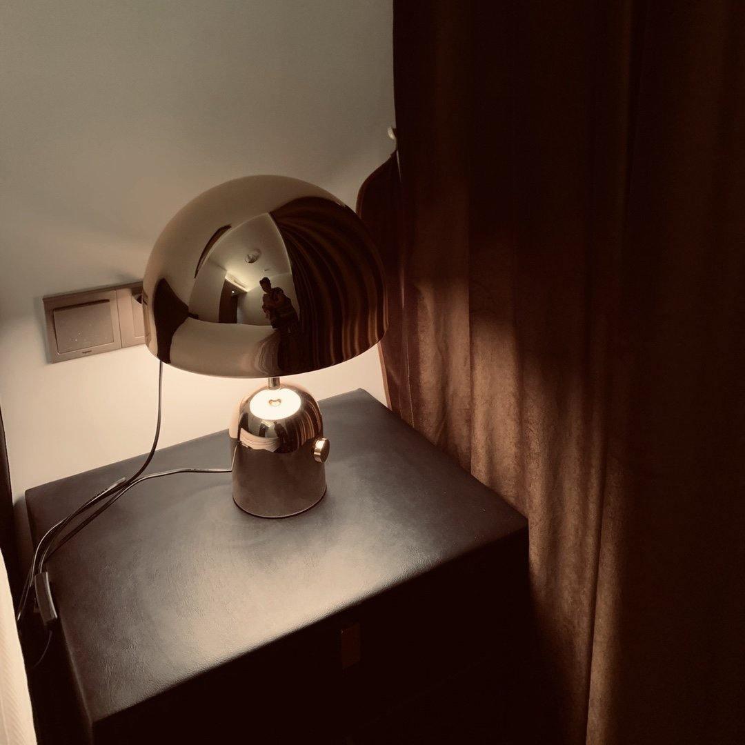 Bell Table Lamp | Metal & Acrylic | Gold, Rose Gold, Chrome