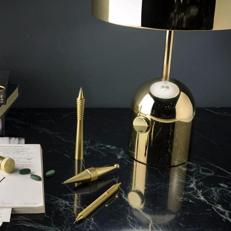 Bell Table Lamp | Metal & Acrylic | Gold, Rose Gold, Chrome
