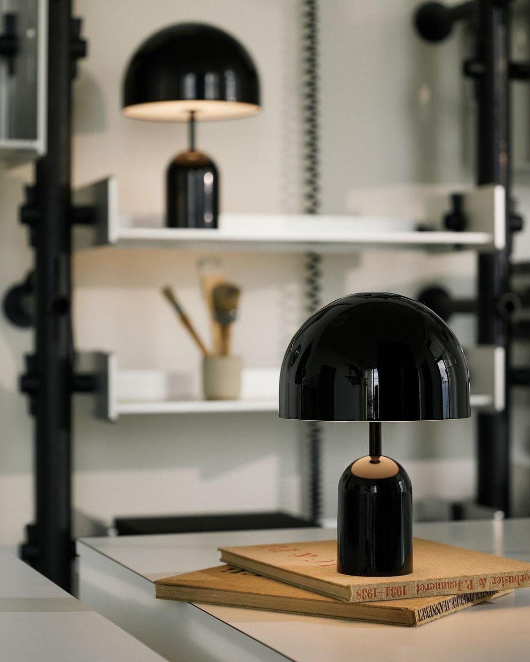 Bell Table Lamp | Metal & Acrylic | Gold, Rose Gold, Chrome