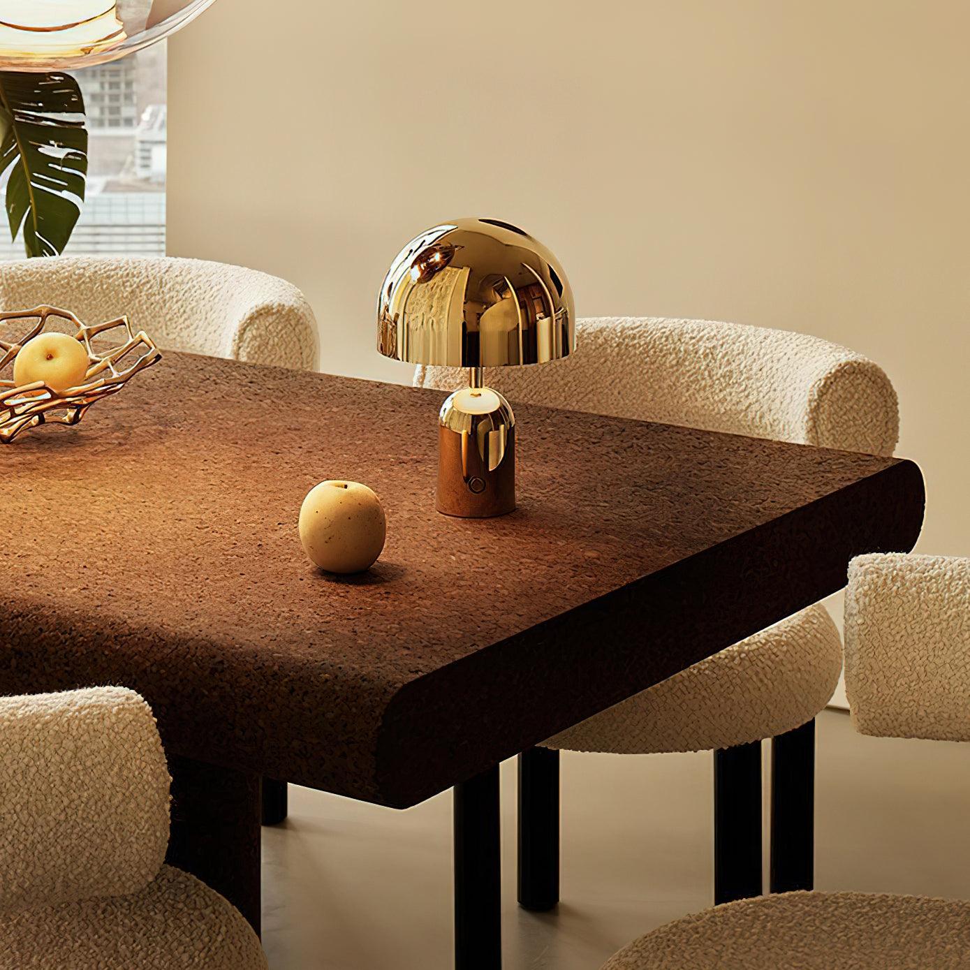 Bell Table Lamp | Metal & Acrylic | Gold, Rose Gold, Chrome