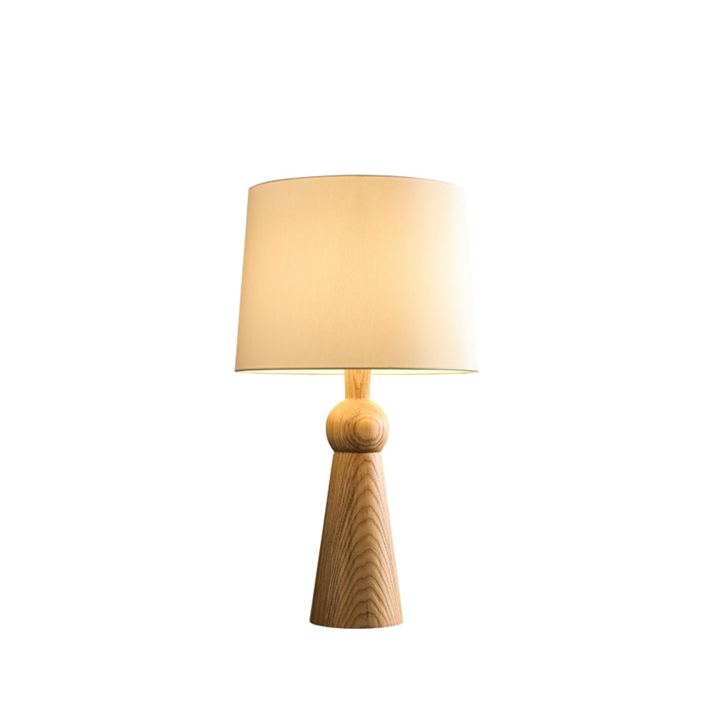 Bella Table Lamp | Metal, Wood, Fabric | Wood Color, Walnut Color, Black
