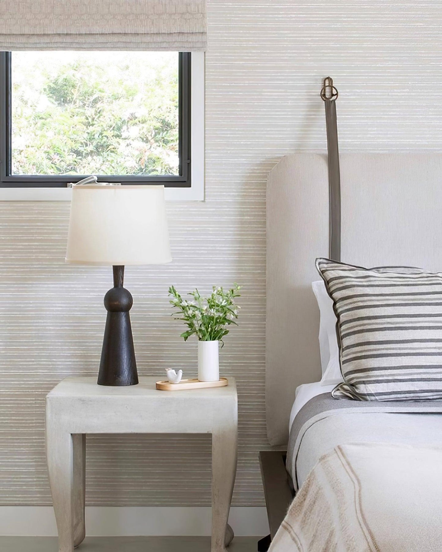 Bella Table Lamp | Metal, Wood, Fabric | Wood Color, Walnut Color, Black