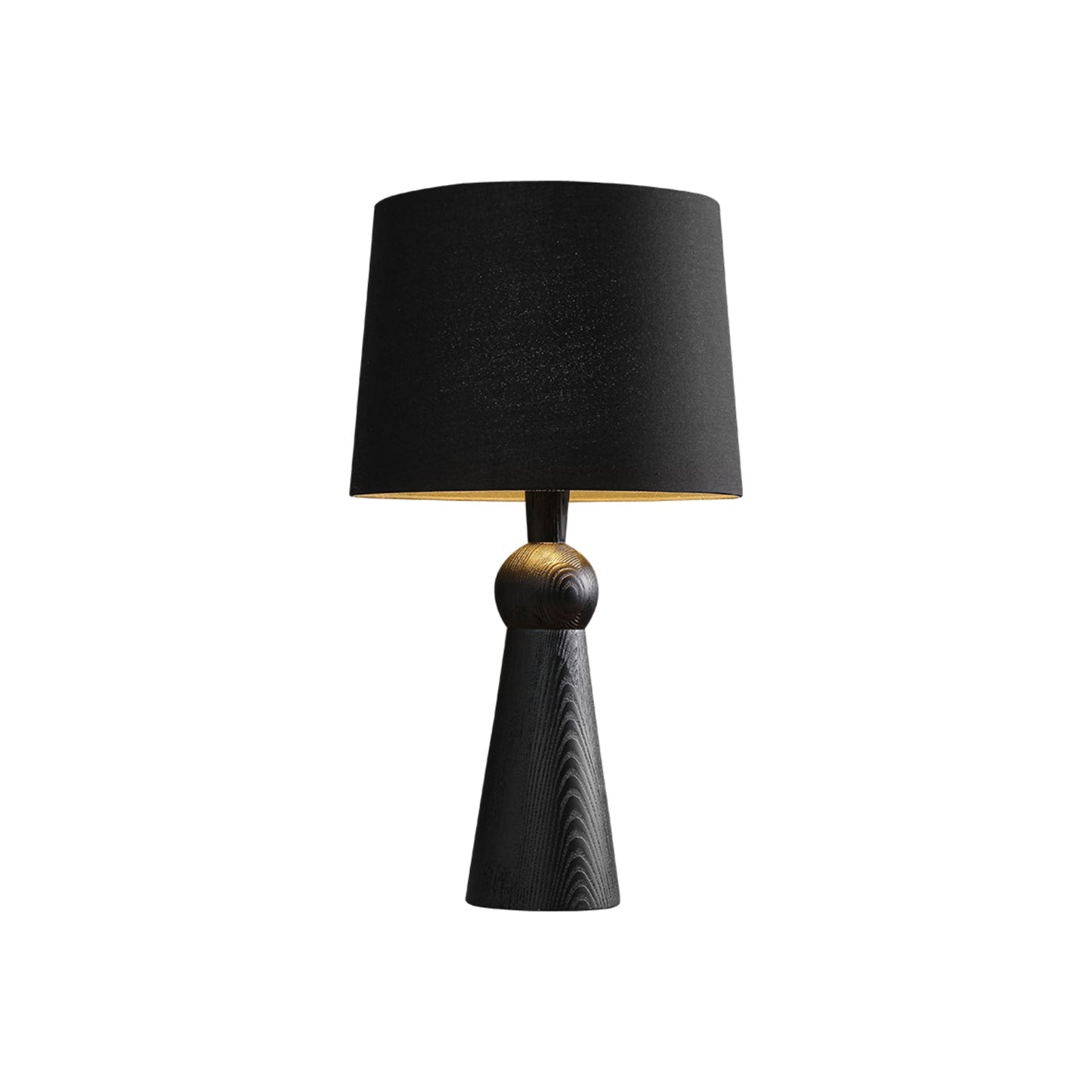 Bella Table Lamp | Metal, Wood, Fabric | Wood Color, Walnut Color, Black