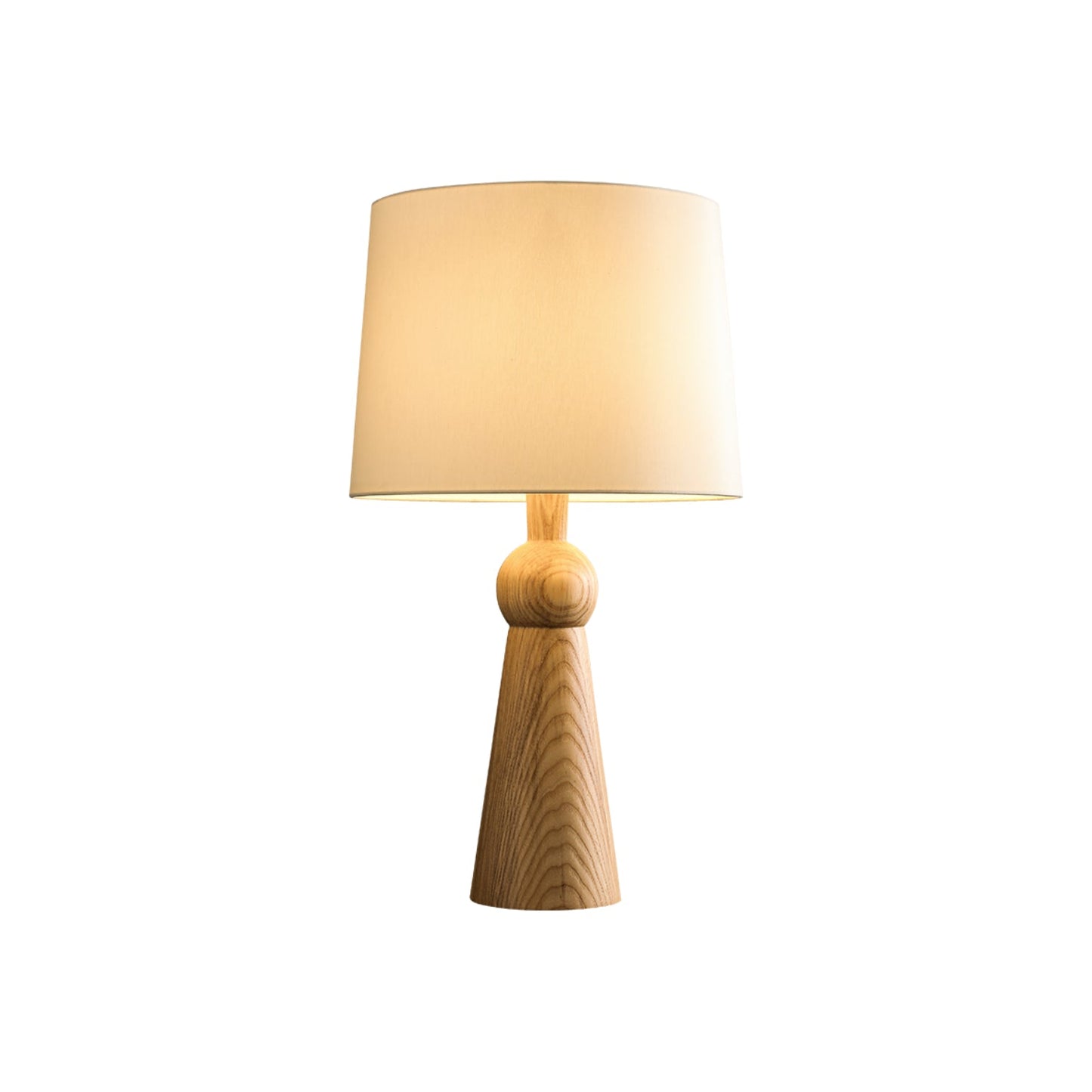 Bella Table Lamp | Metal, Wood, Fabric | Wood Color, Walnut Color, Black