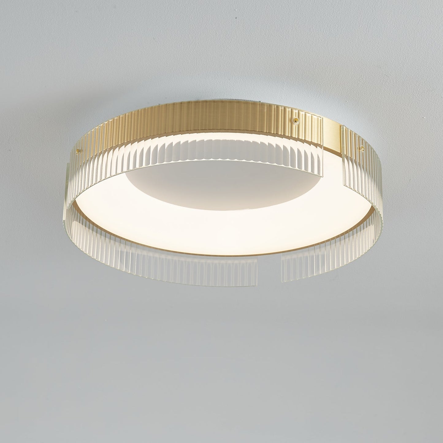 Bellatrix Ceiling Light | Brass Acrylic | Gold/Black