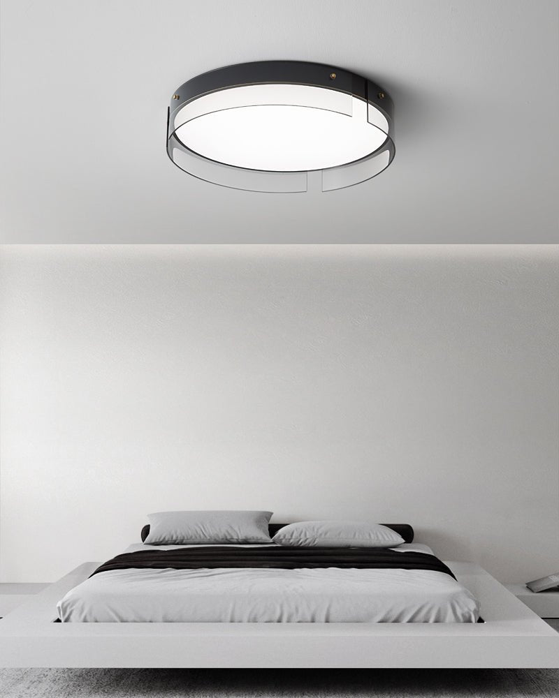 Bellatrix Ceiling Light | Brass Acrylic | Gold/Black