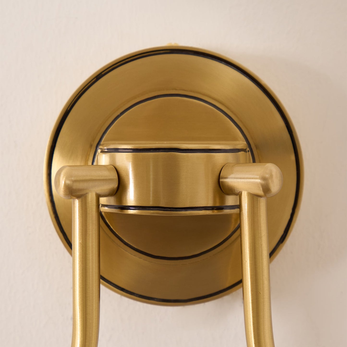 Bellevue Wall Lamp | Opaline Glass & Brass | Walnut & White