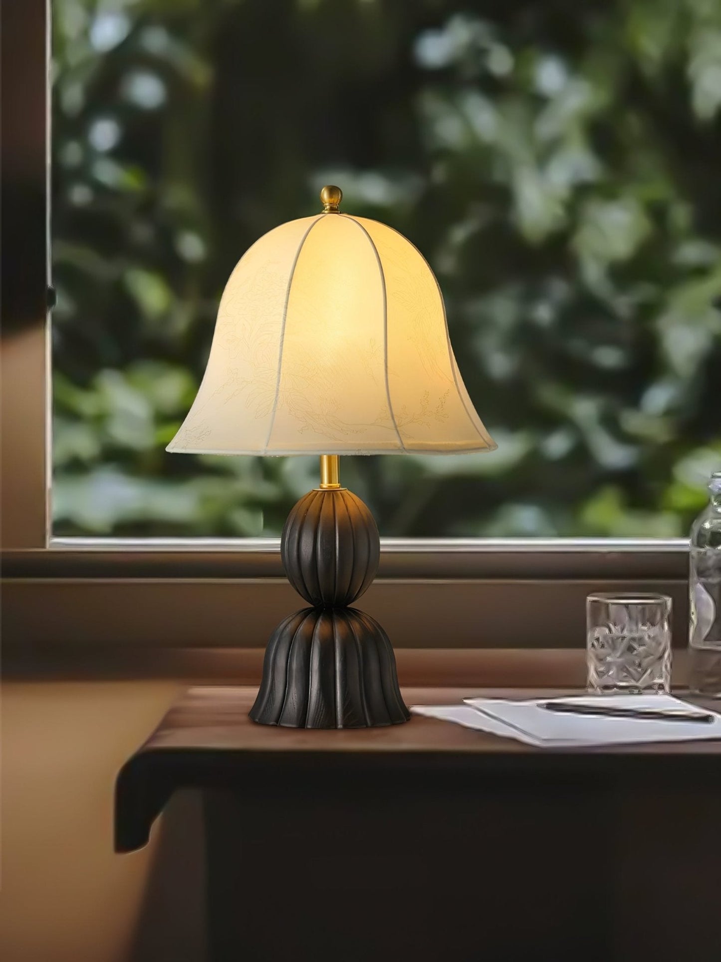 Bellora Table Lamp | Fabric Shade | Beige