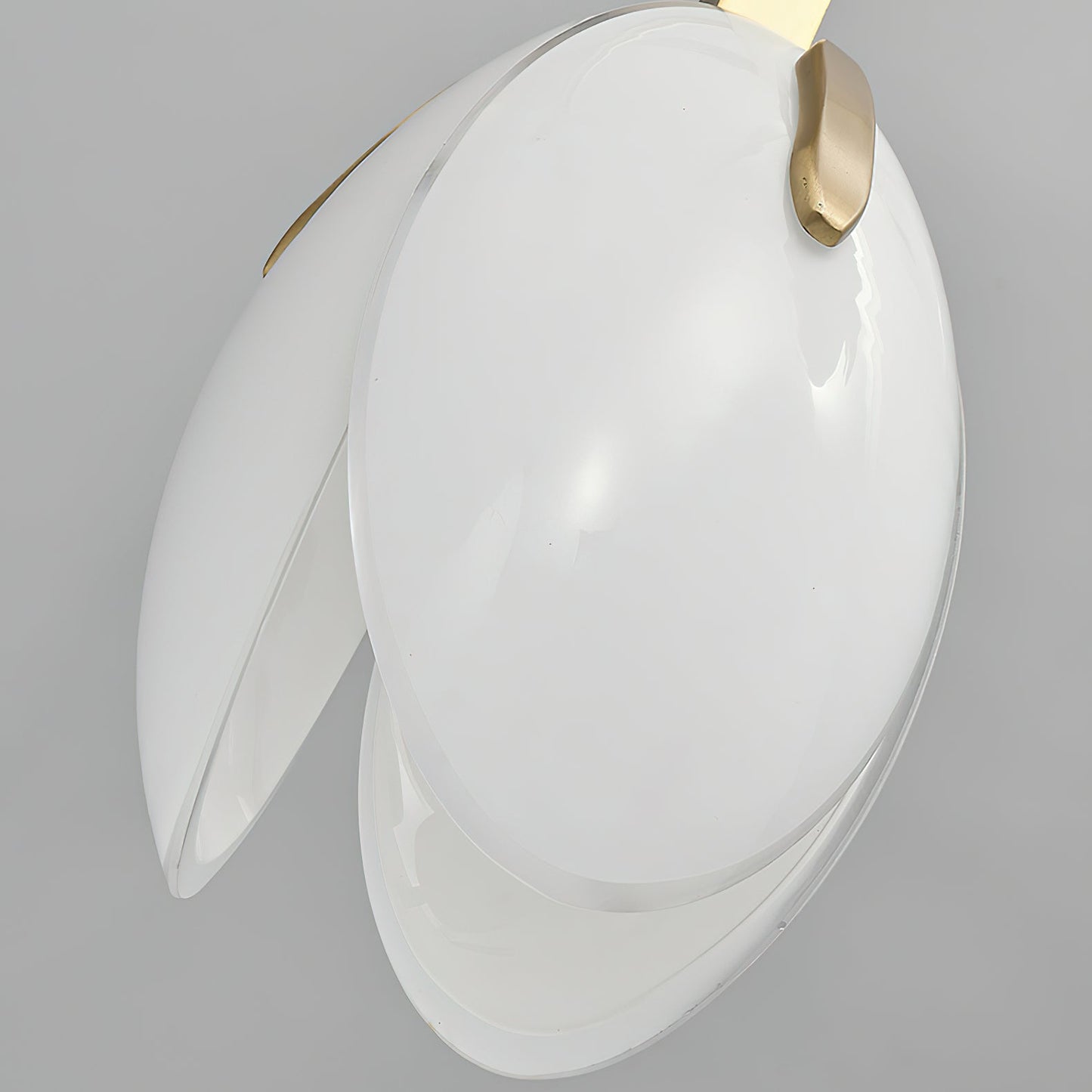 Belluno Chandelier | Brass & Opal Glass | 3, 5, or 8 Lights