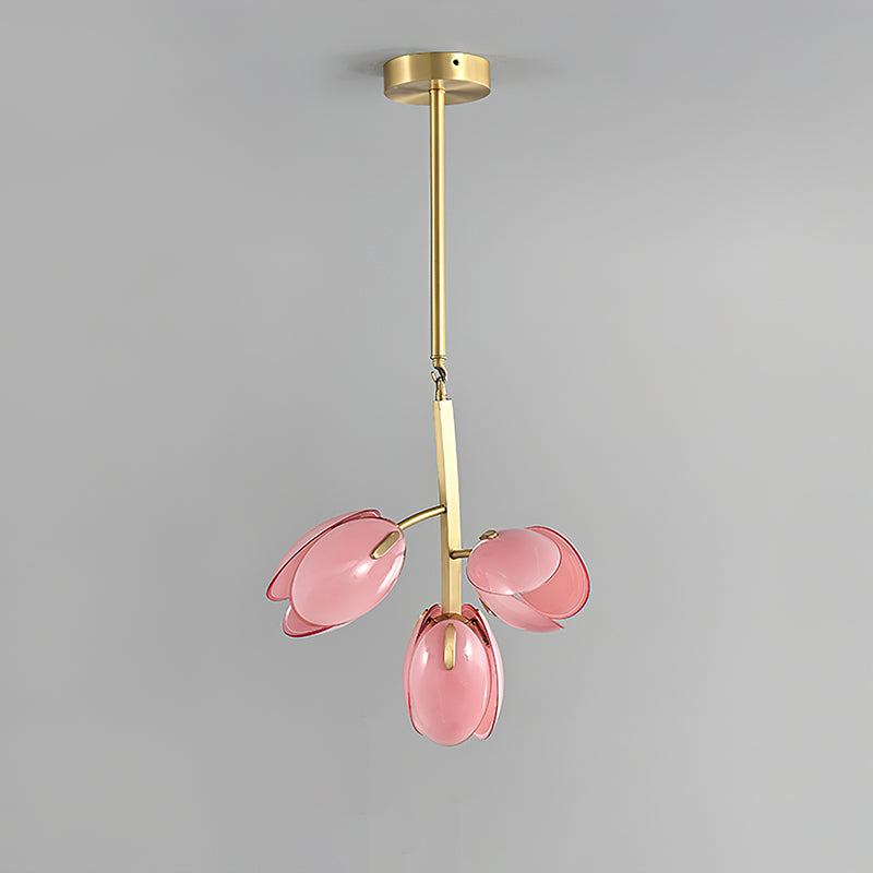 Belluno Chandelier | Brass & Opal Glass | 3, 5, or 8 Lights