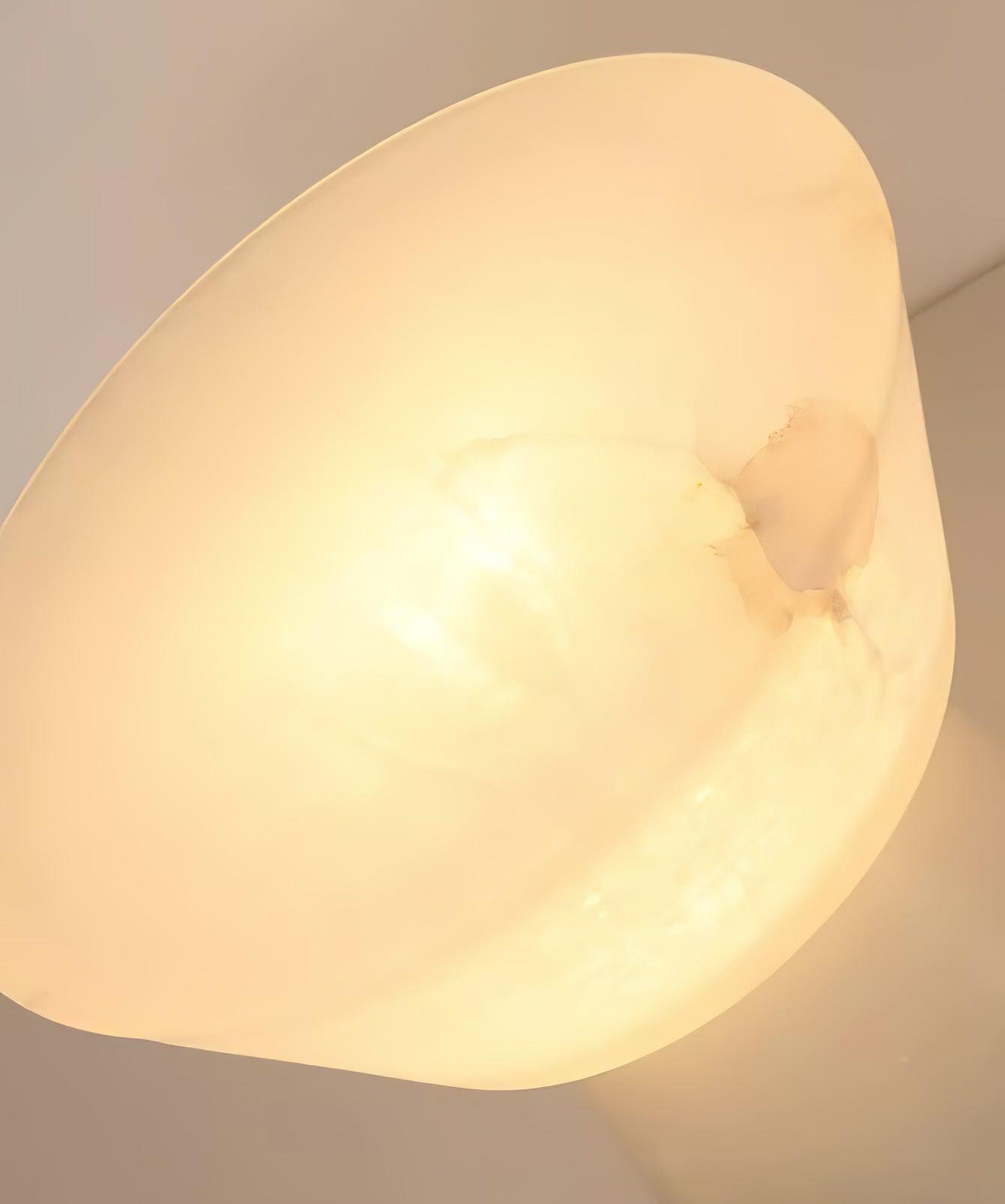 Beta Marble Table Lamp | Brass & Marble | White