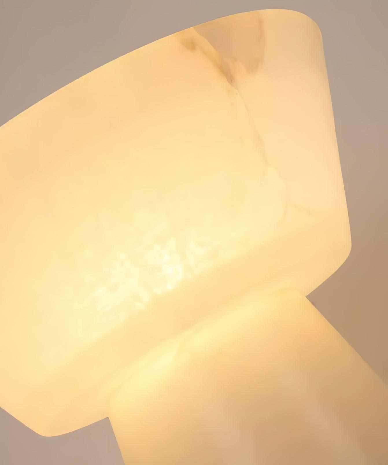 Beta Marble Table Lamp | Brass & Marble | White