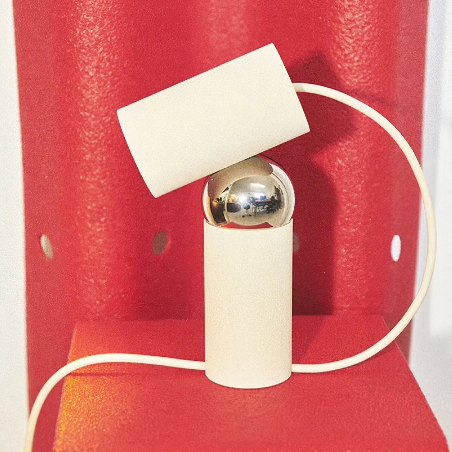 Bilboquet Table Lamp | Metal & Plastic | Red, Green, Beige