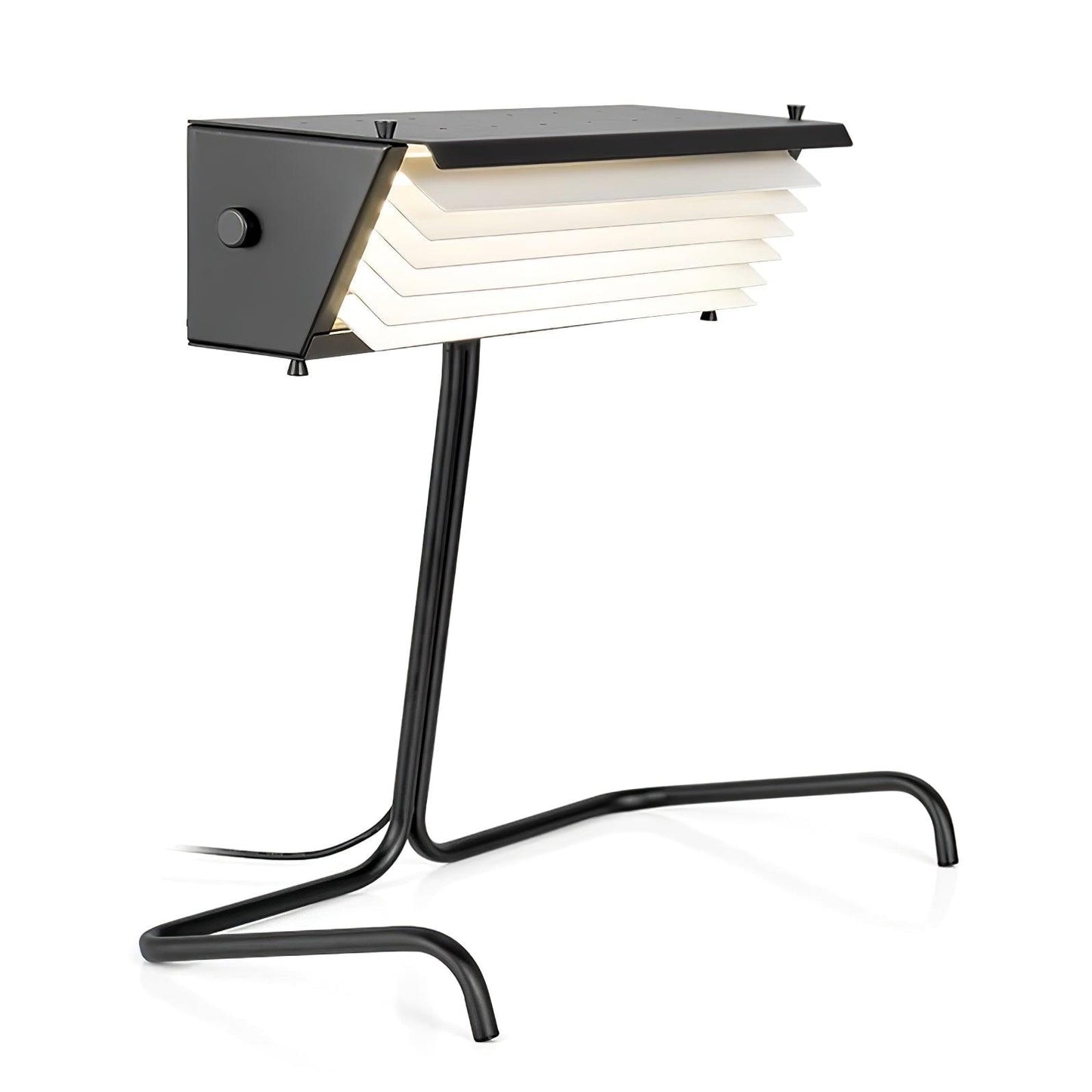 Xalor Table Lamp | Metal | Black and White