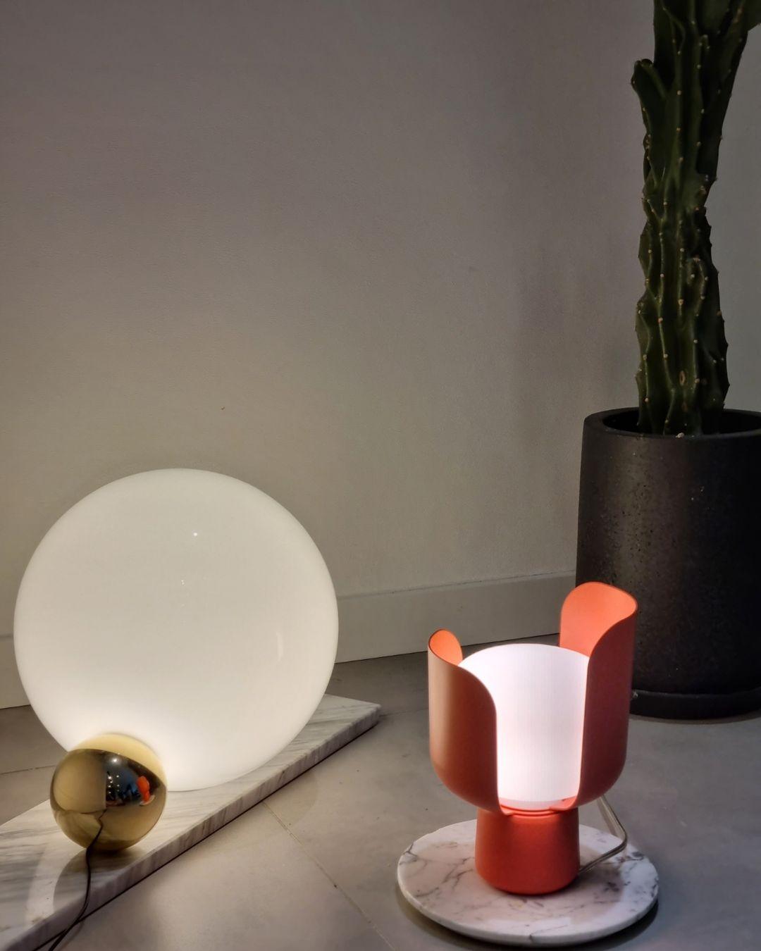 Petals Glass Table Lamp | Adjustable Light Intensity | Multiple Colors
