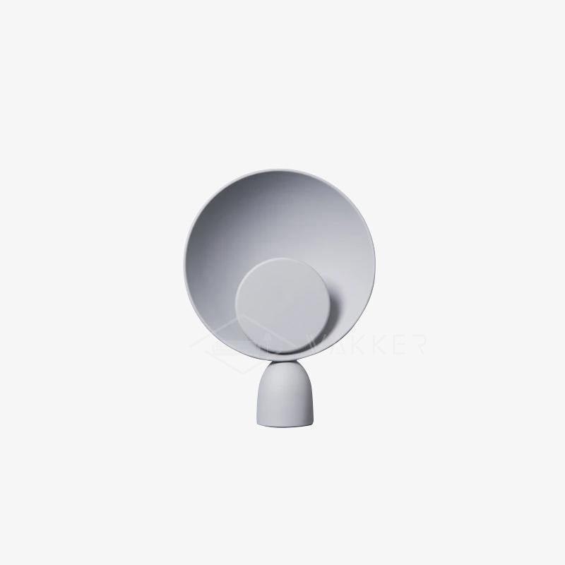 Table Lamp | Aluminum & LED | Gray and Pink