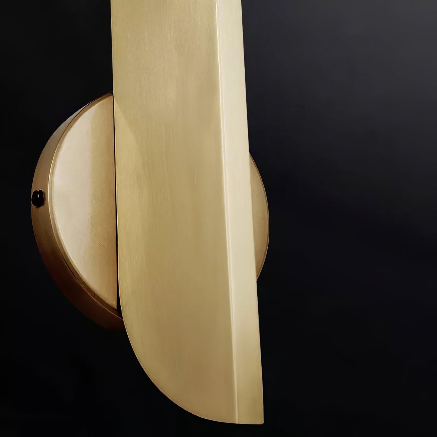 Bower Sconce | Brass and Glass | White