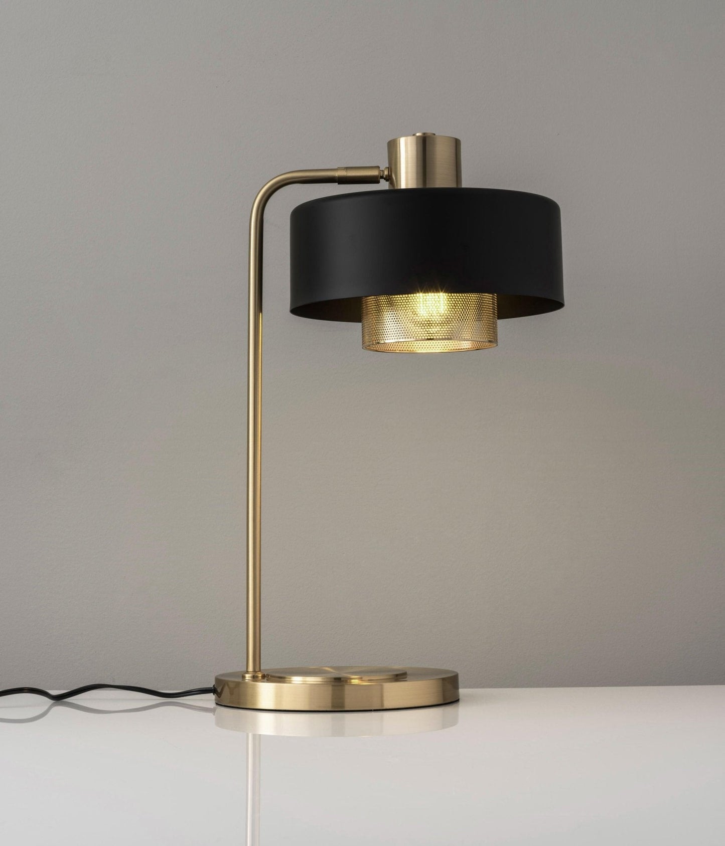 Bradbury Table Lamp | Metal & Iron | Copper + Black