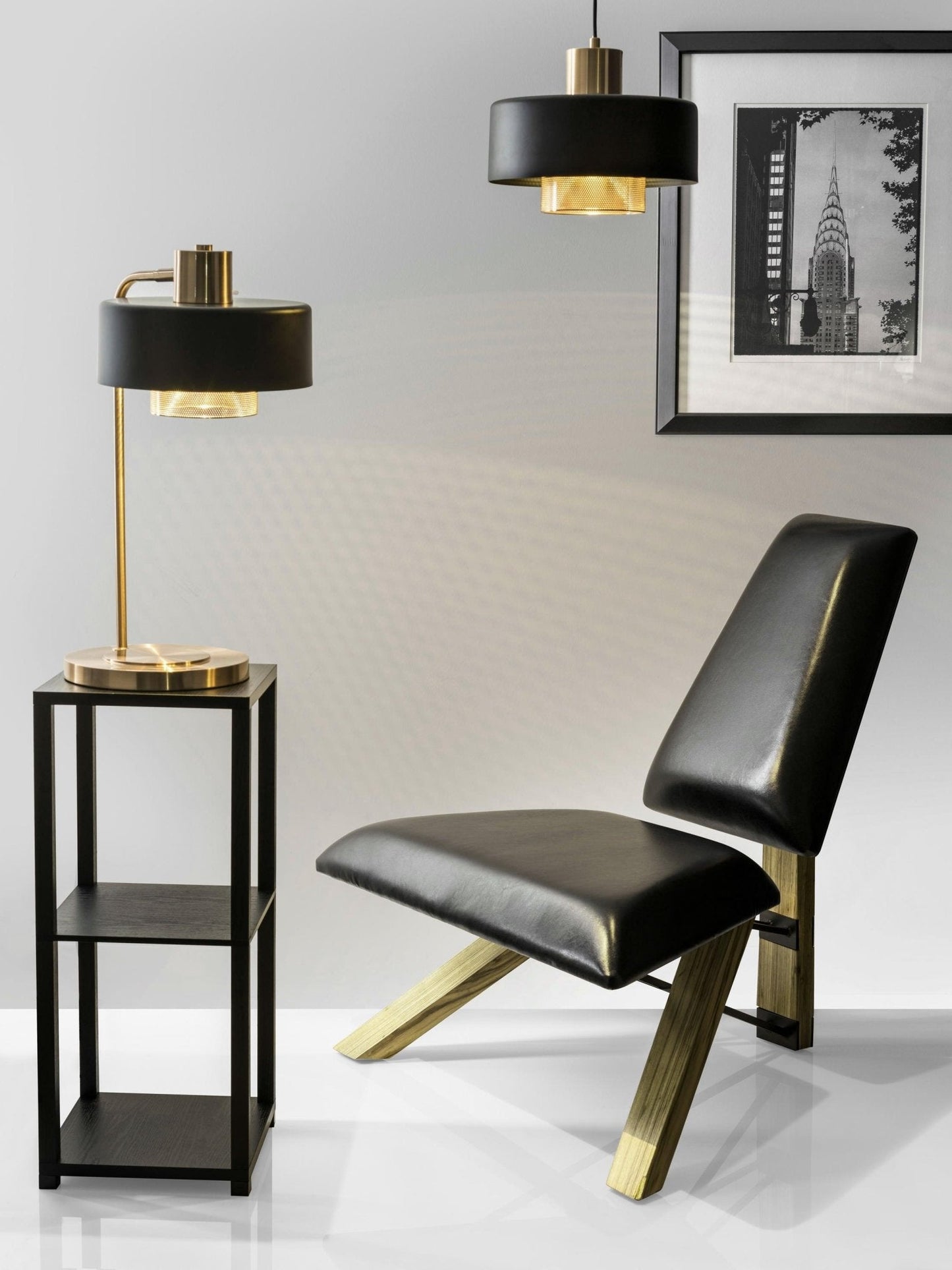 Bradbury Table Lamp | Metal & Iron | Copper + Black