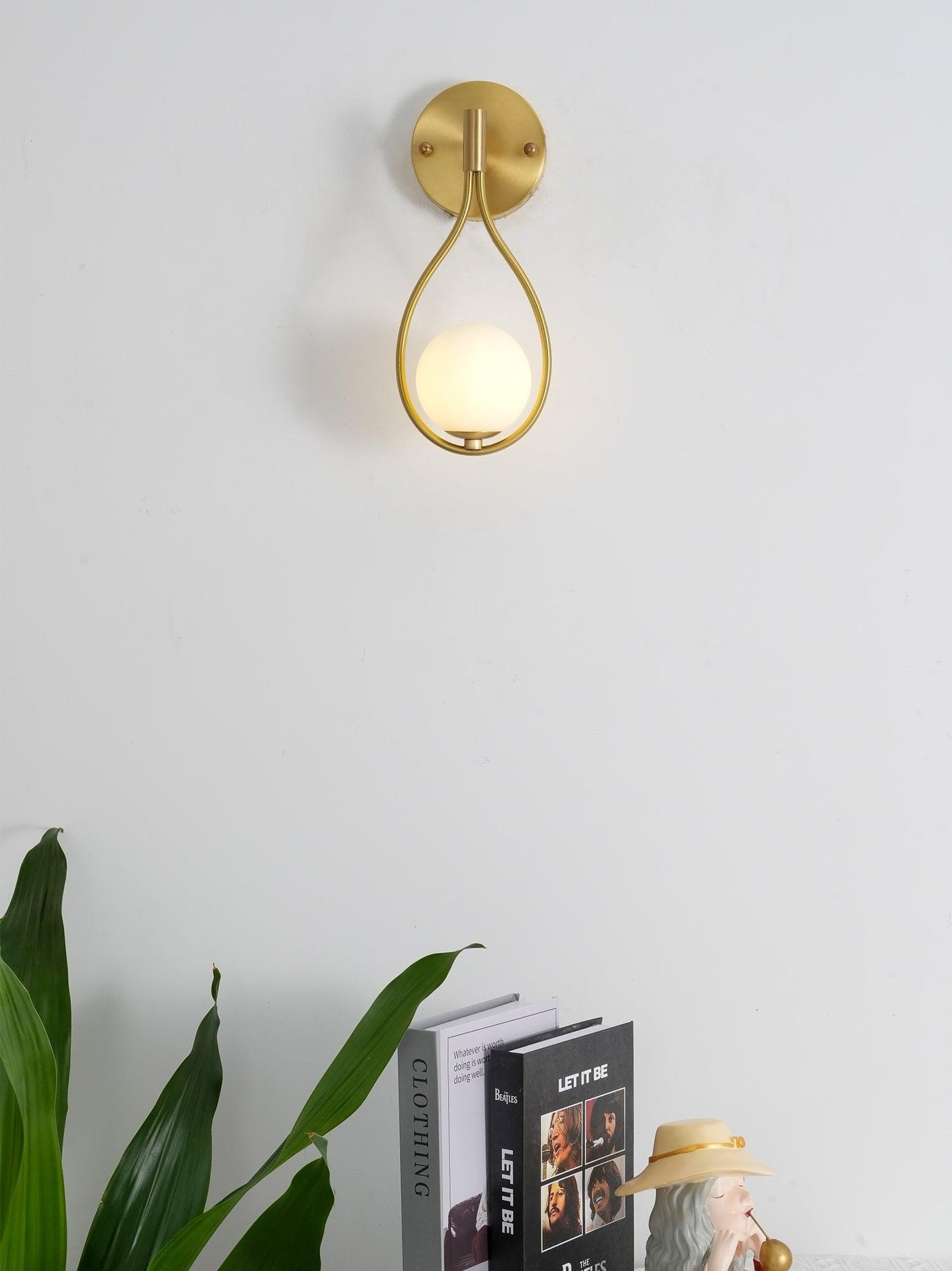 Brass Wall Lamp Set | Vintage Industrial Design | Set of 2