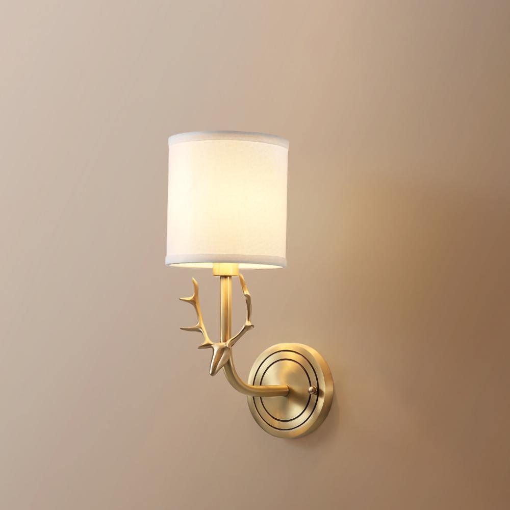 Deer Head Wall Light | Brass | Indoor Use