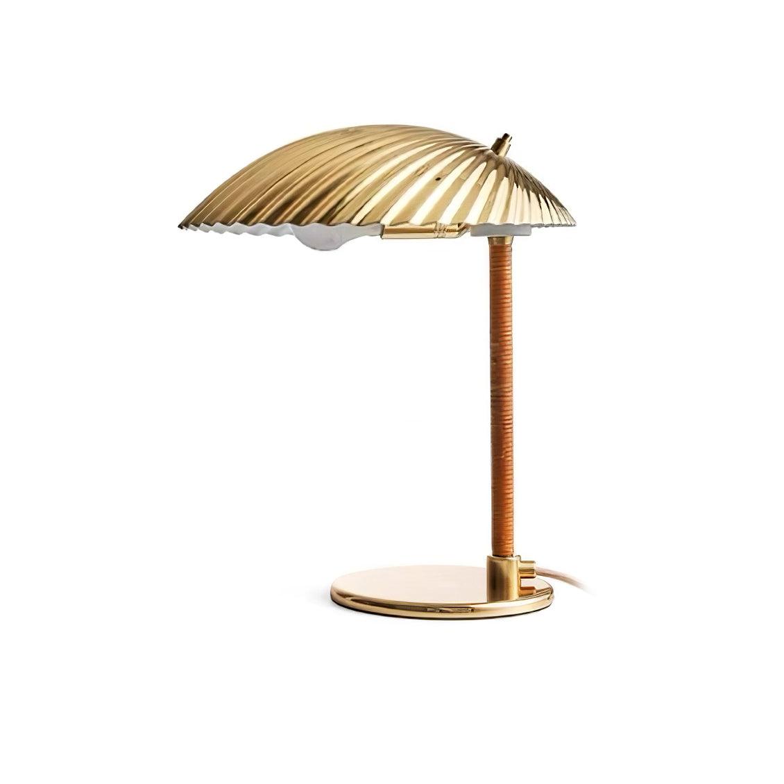 Brass Shell Table Lamp | Brass | Silver