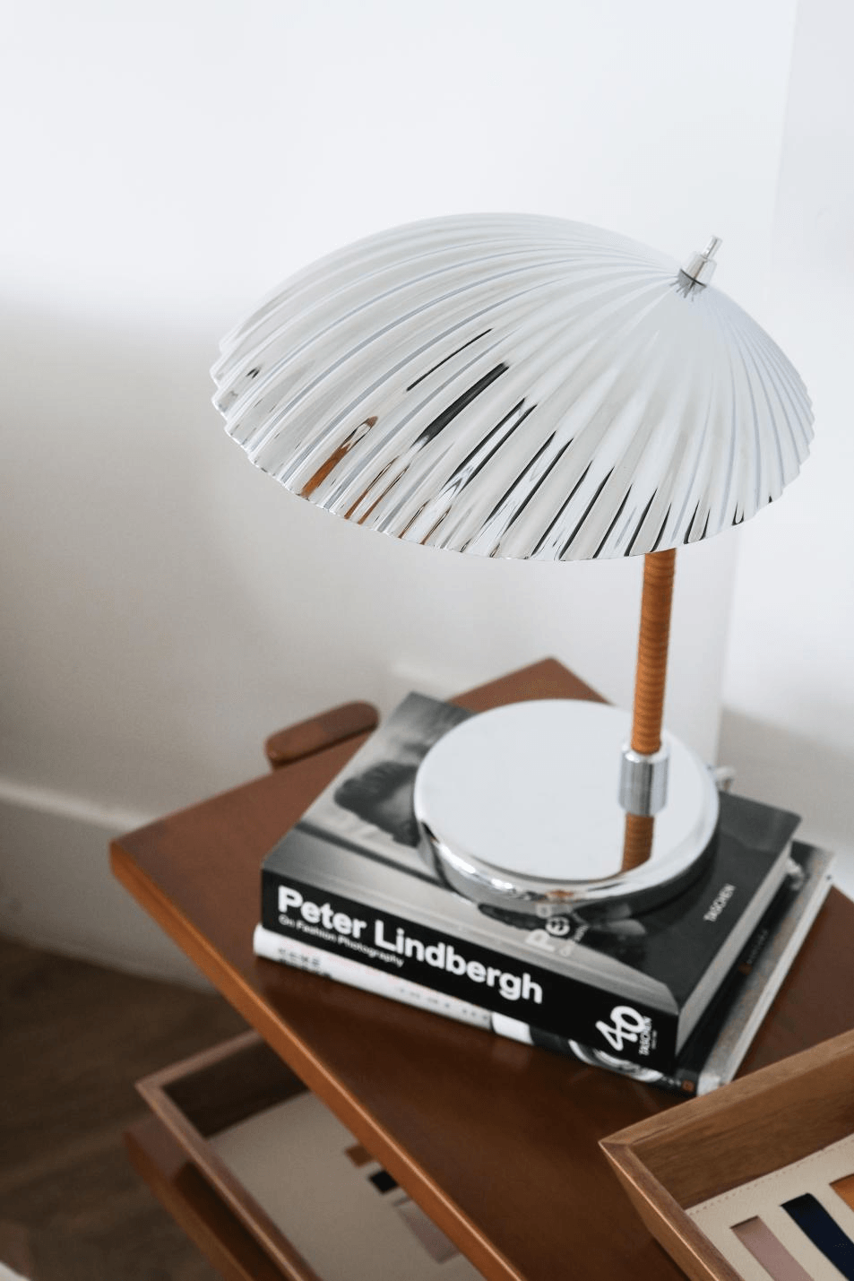 Brass Shell Table Lamp | Brass | Silver