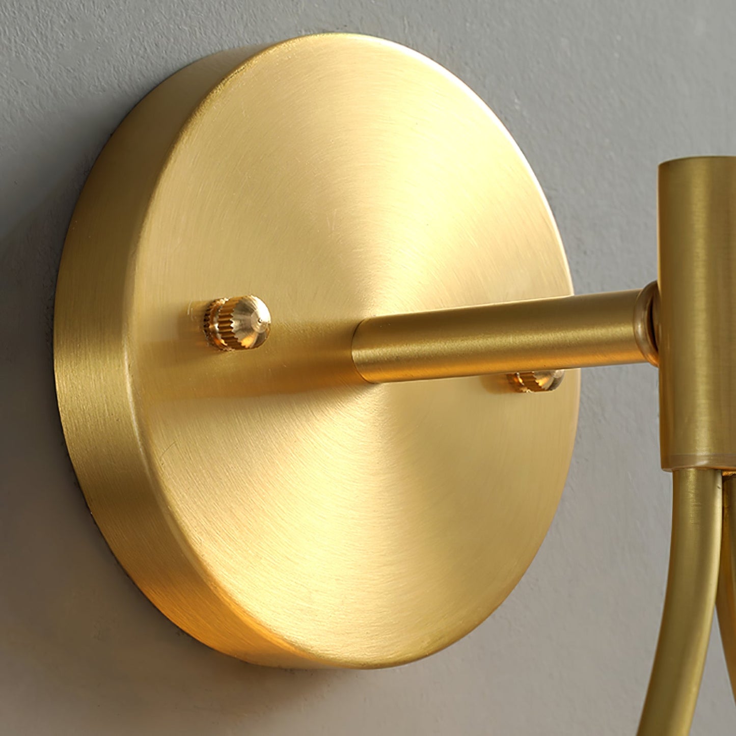 Brass Wall Lamp Set | Vintage Industrial Design | Set of 2