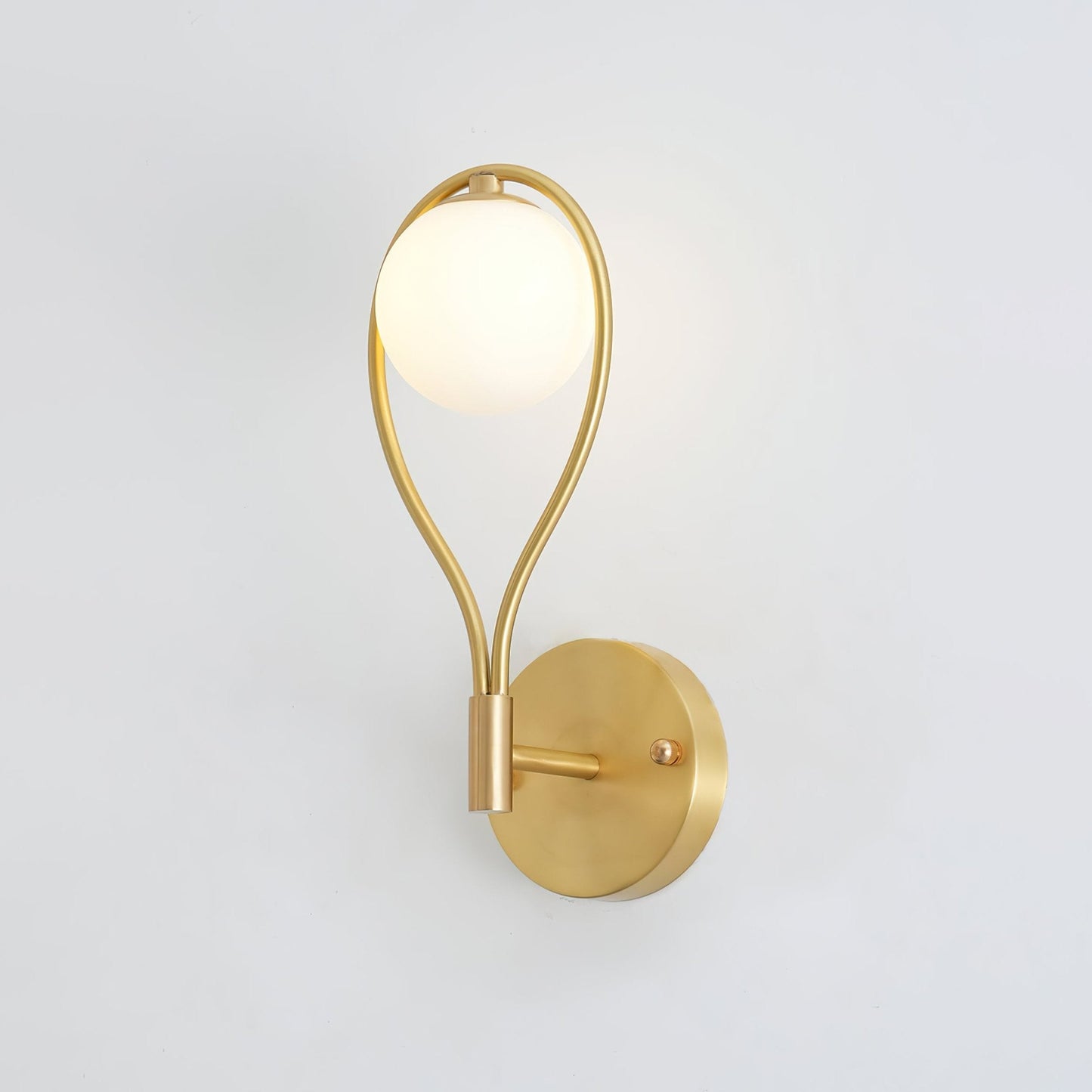 Brass Wall Lamp Set | Vintage Industrial Design | Set of 2