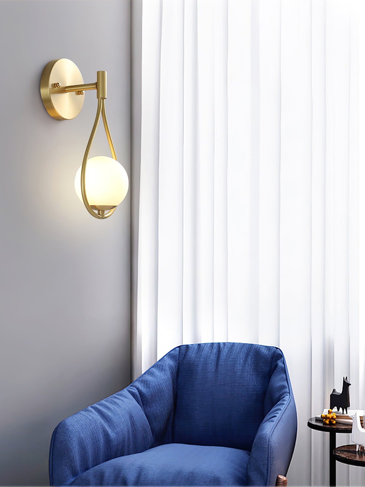 Brass Wall Lamp Set | Vintage Industrial Design | Set of 2