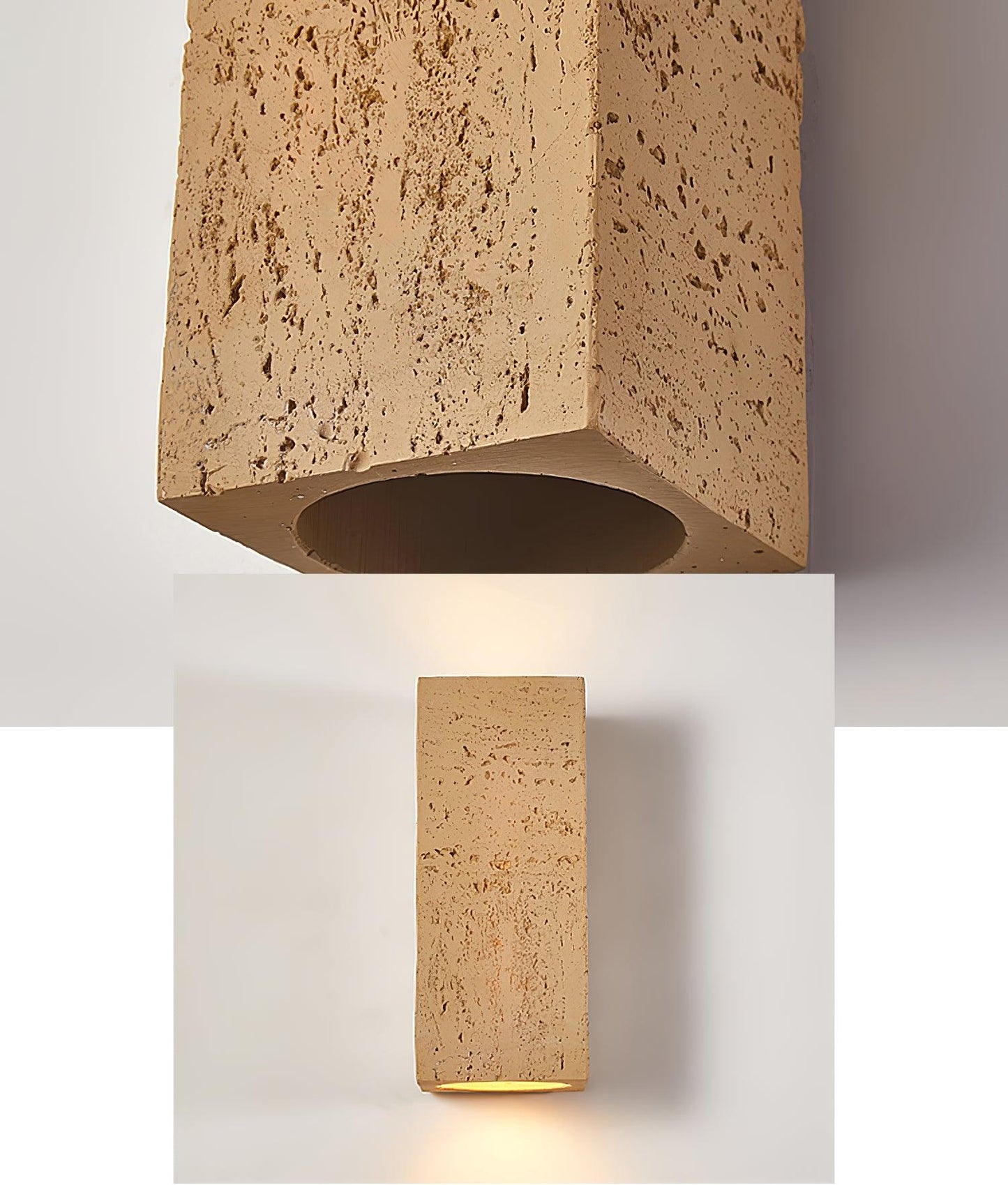 Bricks Wall Lamp | Composite Material | Grey, Red, White, Brown, Black