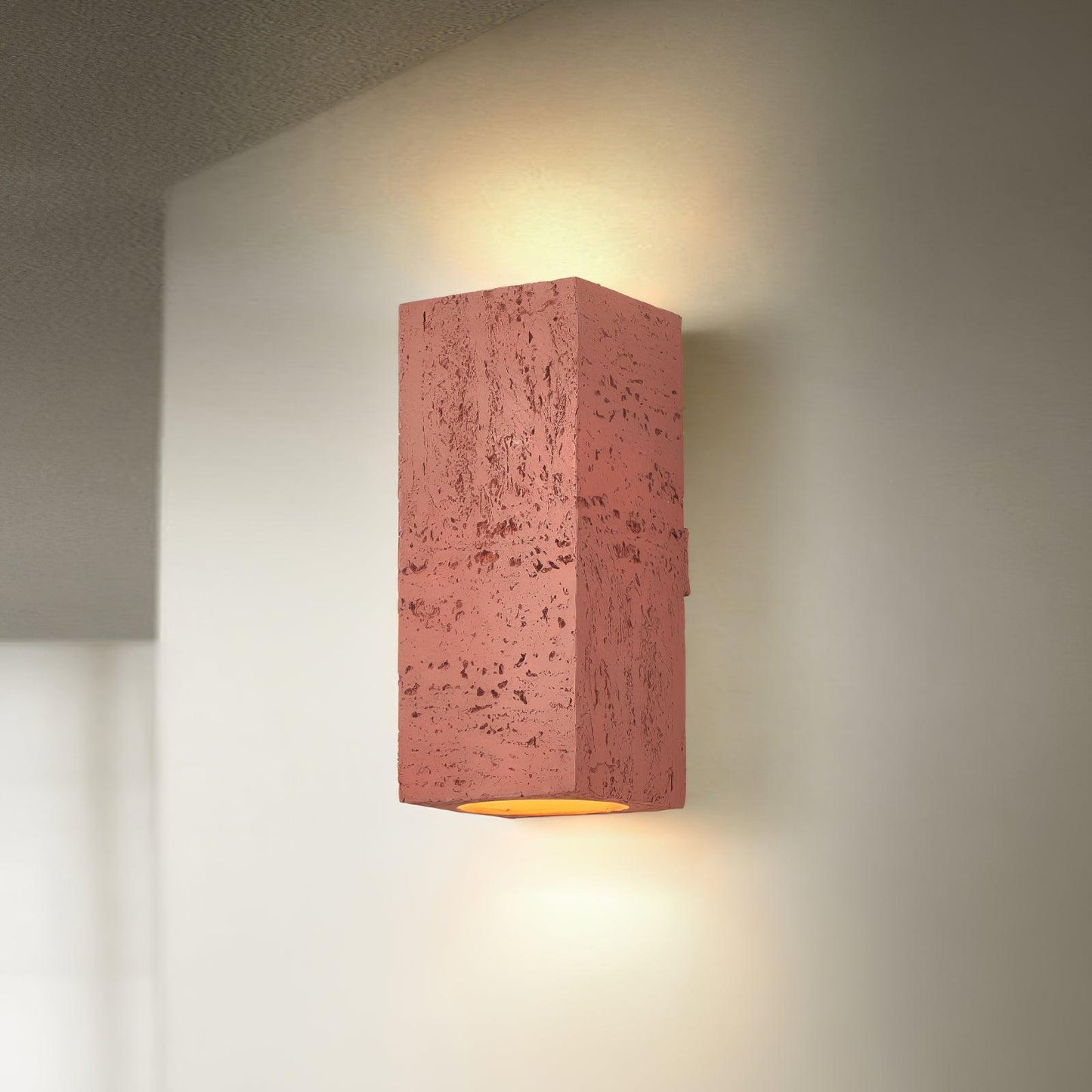 Bricks Wall Lamp | Composite Material | Grey, Red, White, Brown, Black