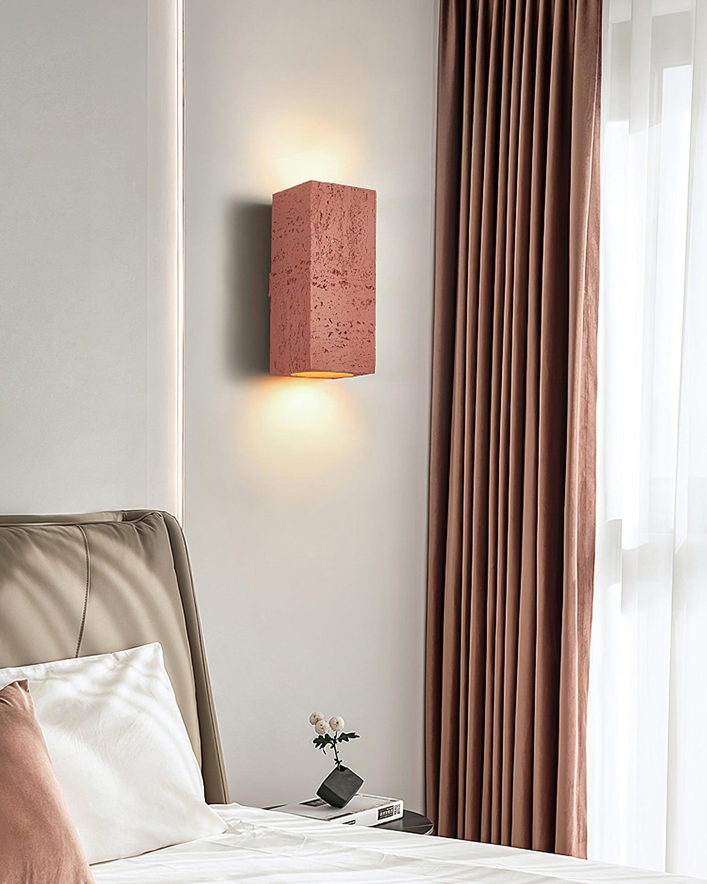 Bricks Wall Lamp | Composite Material | Grey, Red, White, Brown, Black