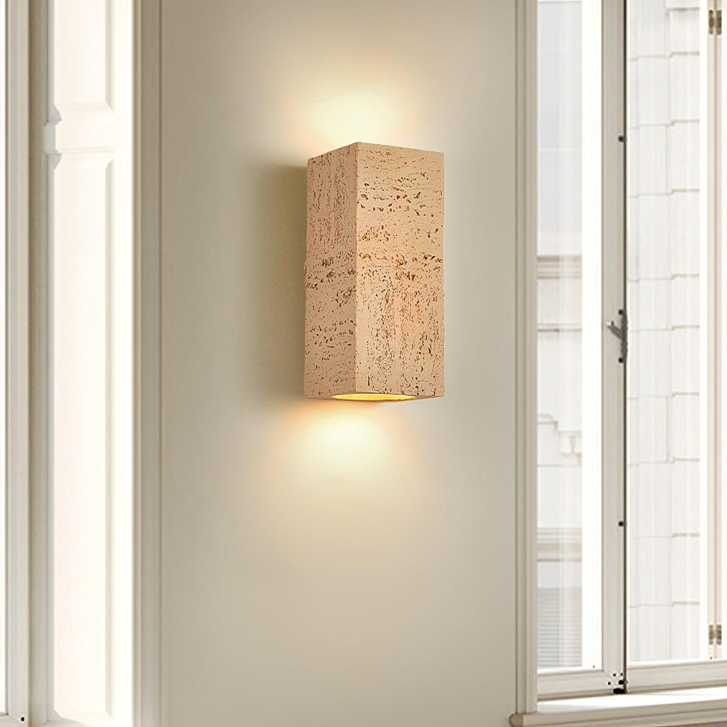 Bricks Wall Lamp | Composite Material | Grey, Red, White, Brown, Black