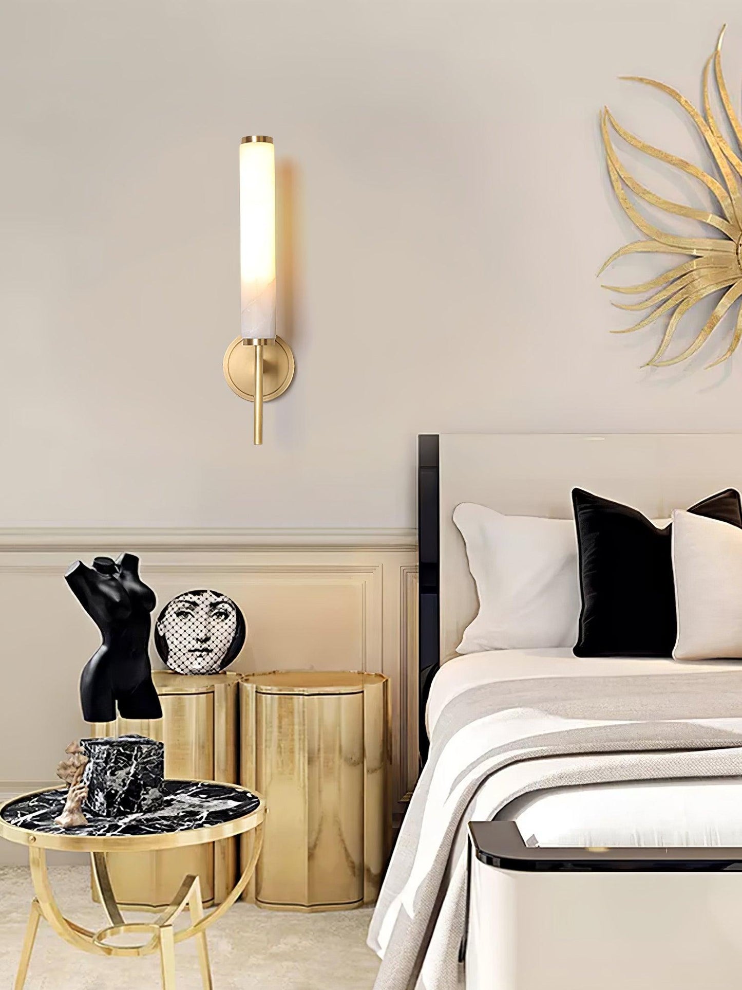 Brass Wall Sconce | Antique Finish | Set of 2