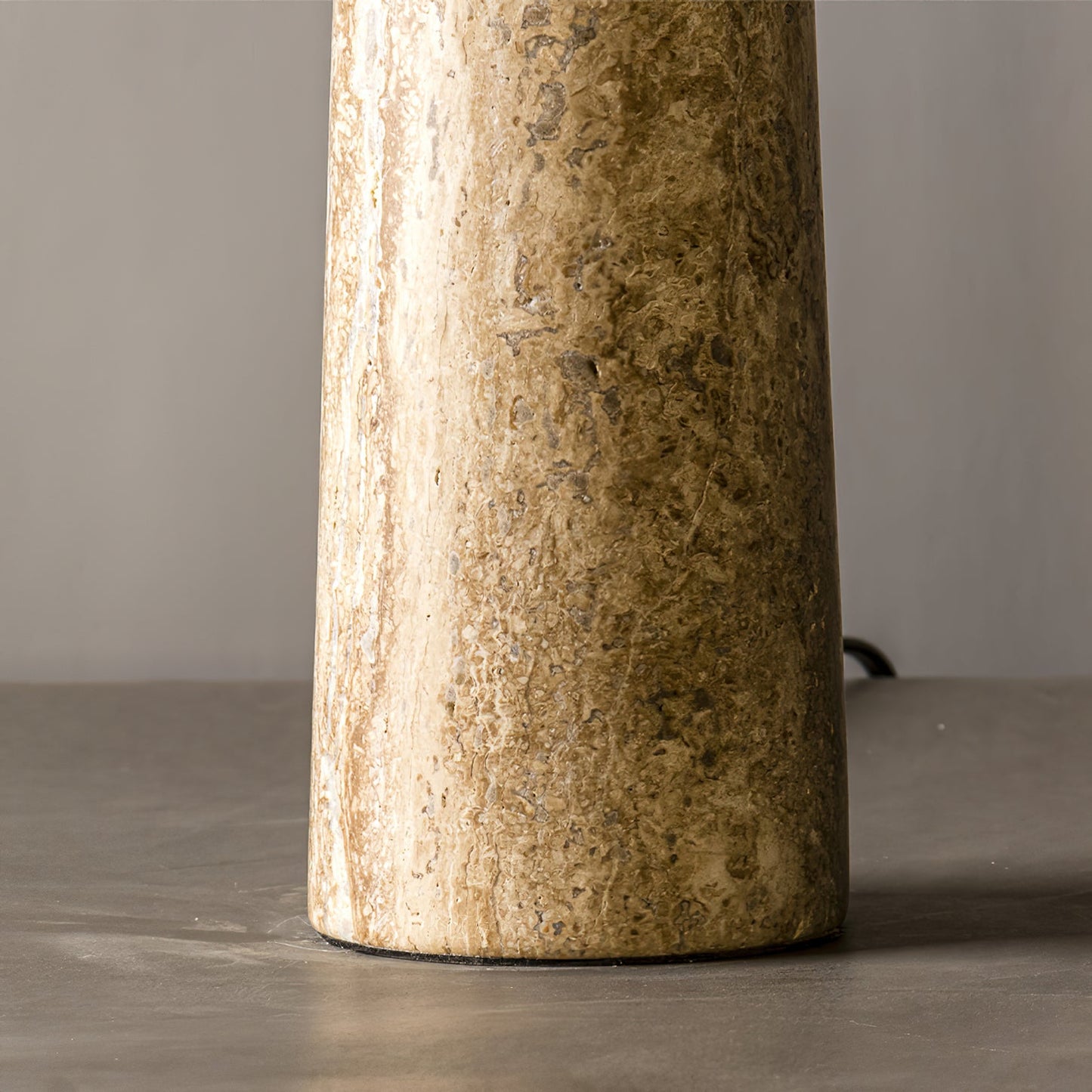 Brixton Table Lamp | Natural Wood & Linen | Beige
