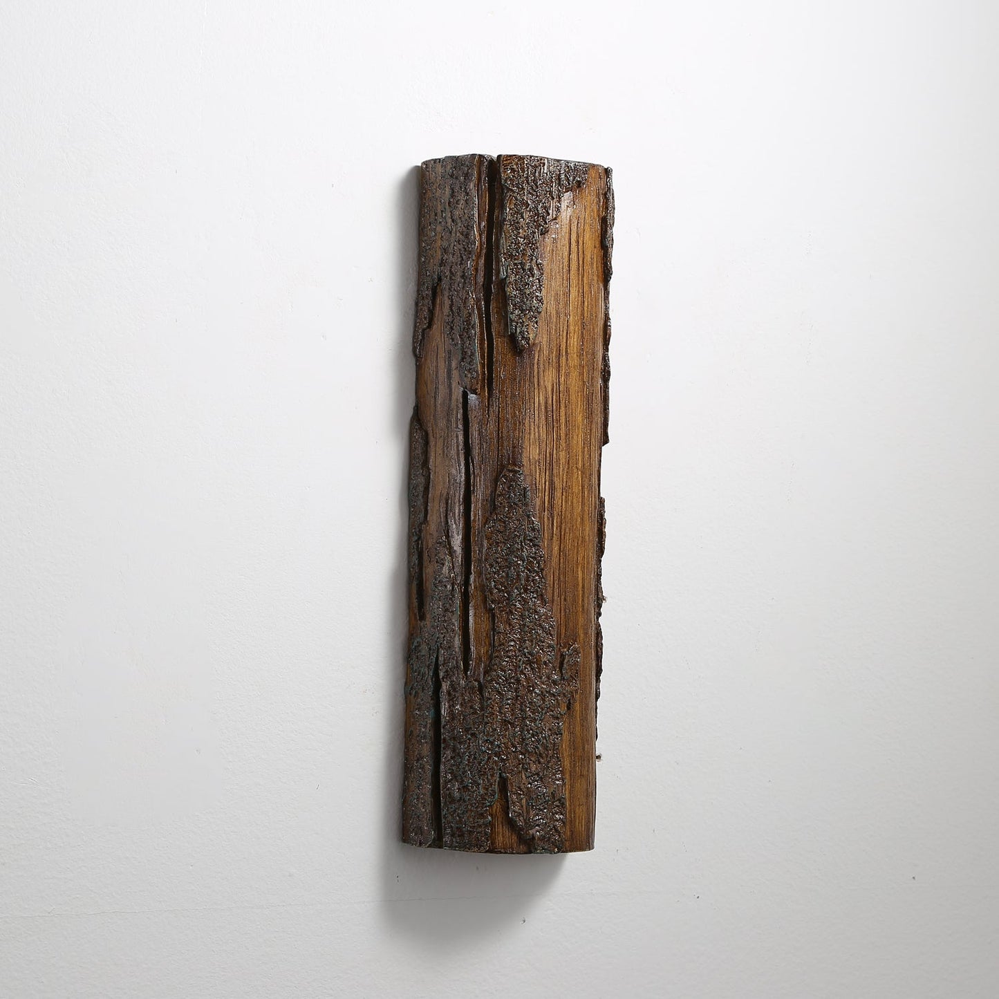 Broken Bark Wall Light | Iron, Metal, Resin | White, Bark color