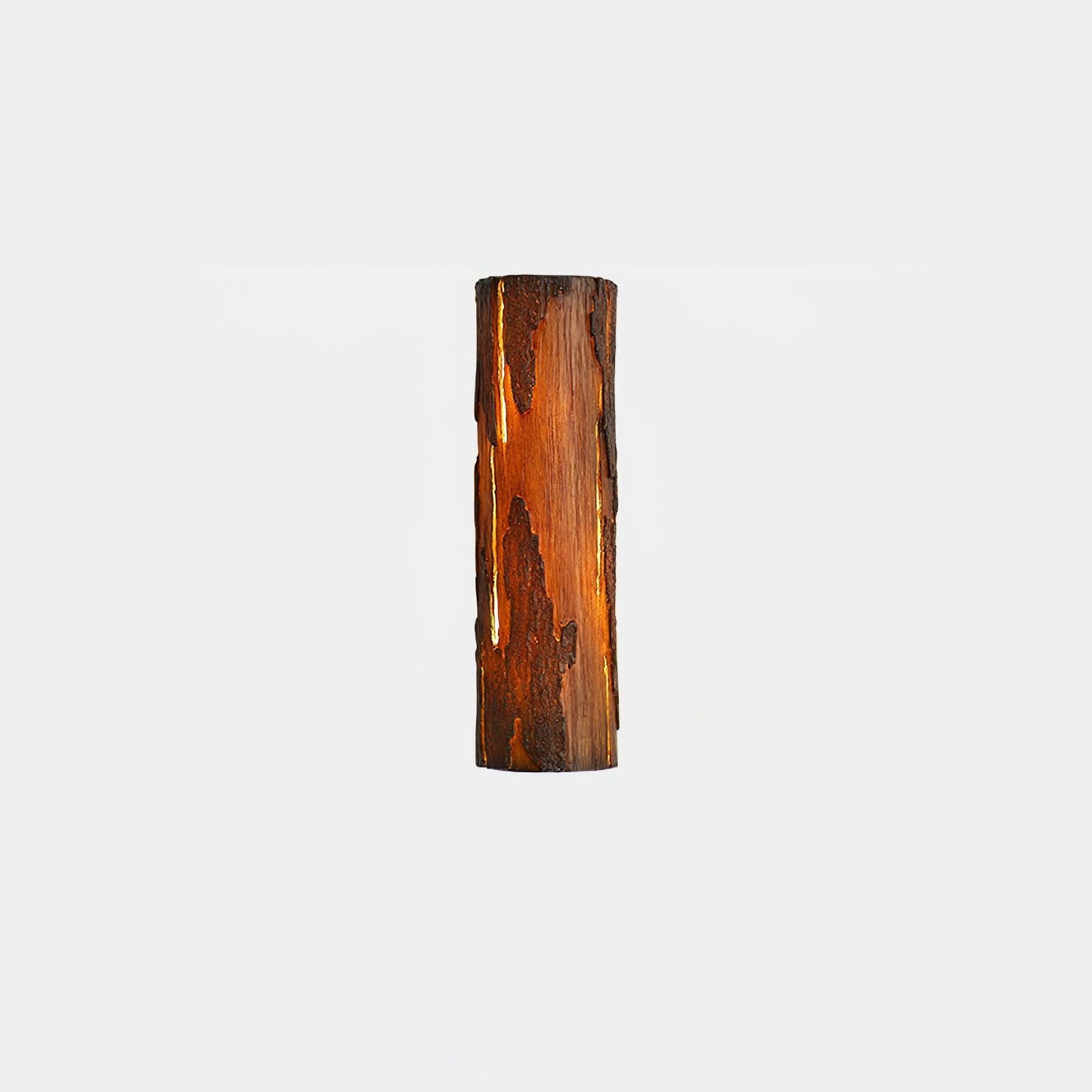 Broken Bark Wall Light | Iron, Metal, Resin | White, Bark color