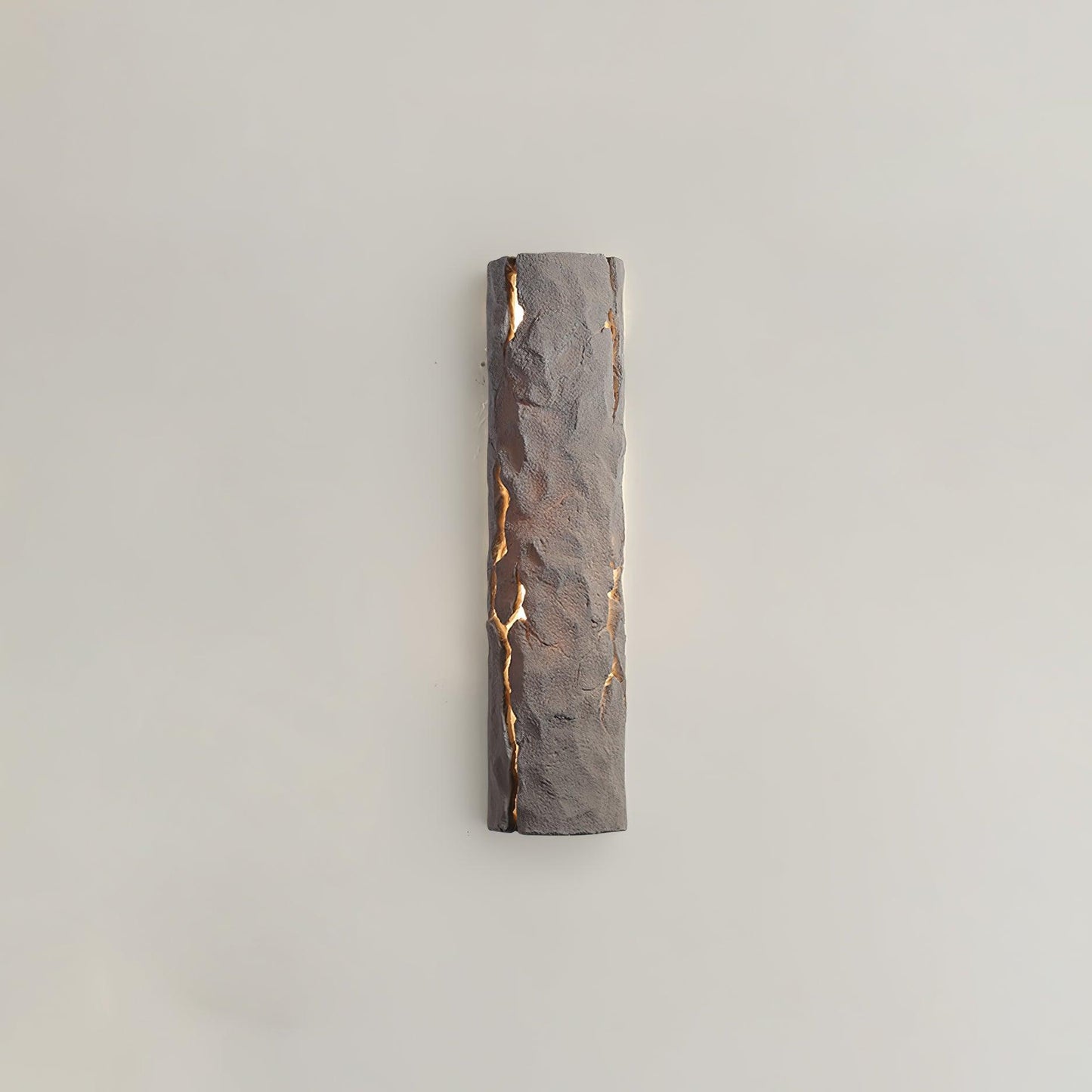 Broken Bark Wall Light | Iron, Metal, Resin | White, Bark color
